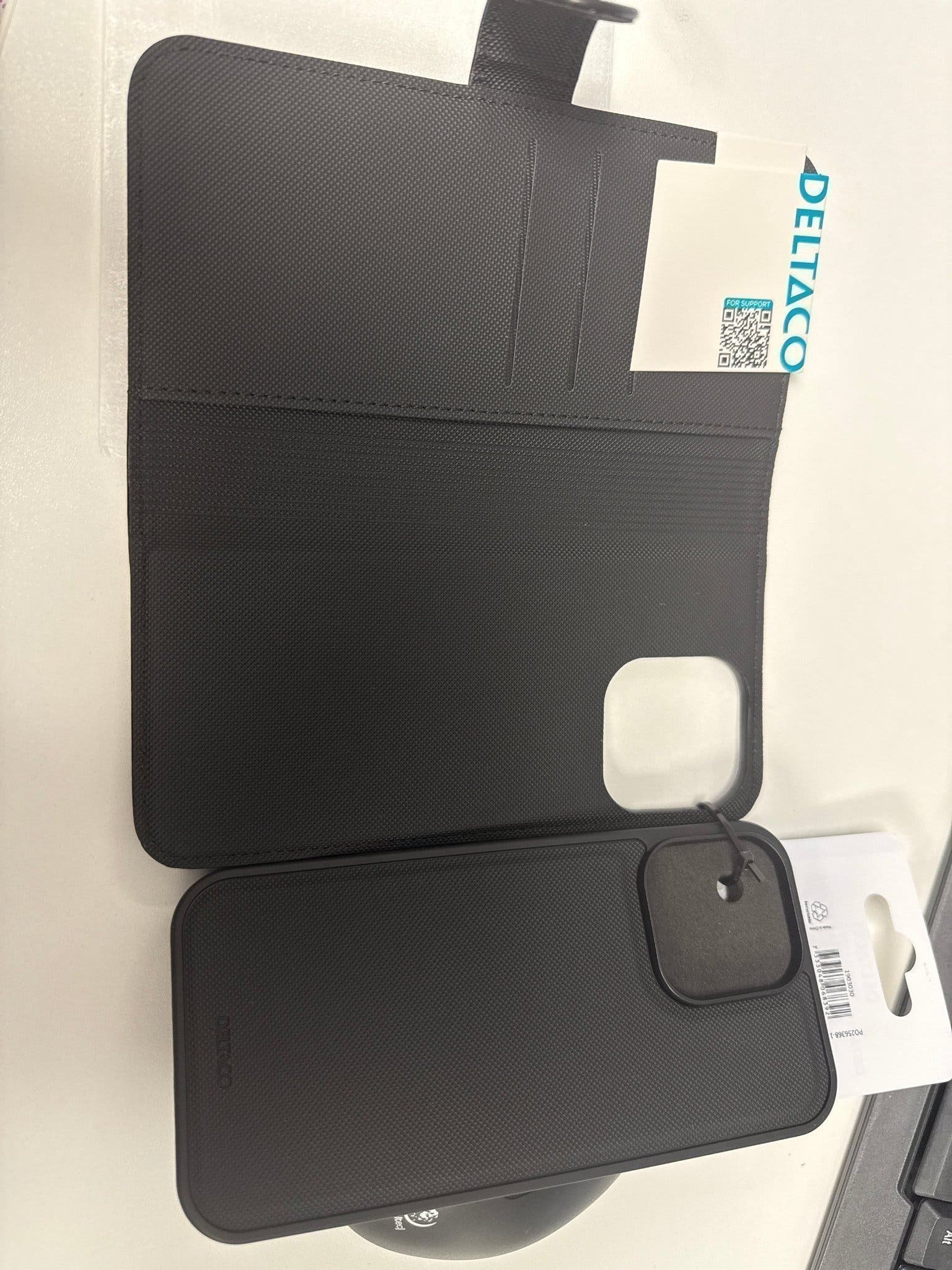 Deltaco Plånboksfodral med avtagbar magnetisk bakstycke för iPhone 14 plus