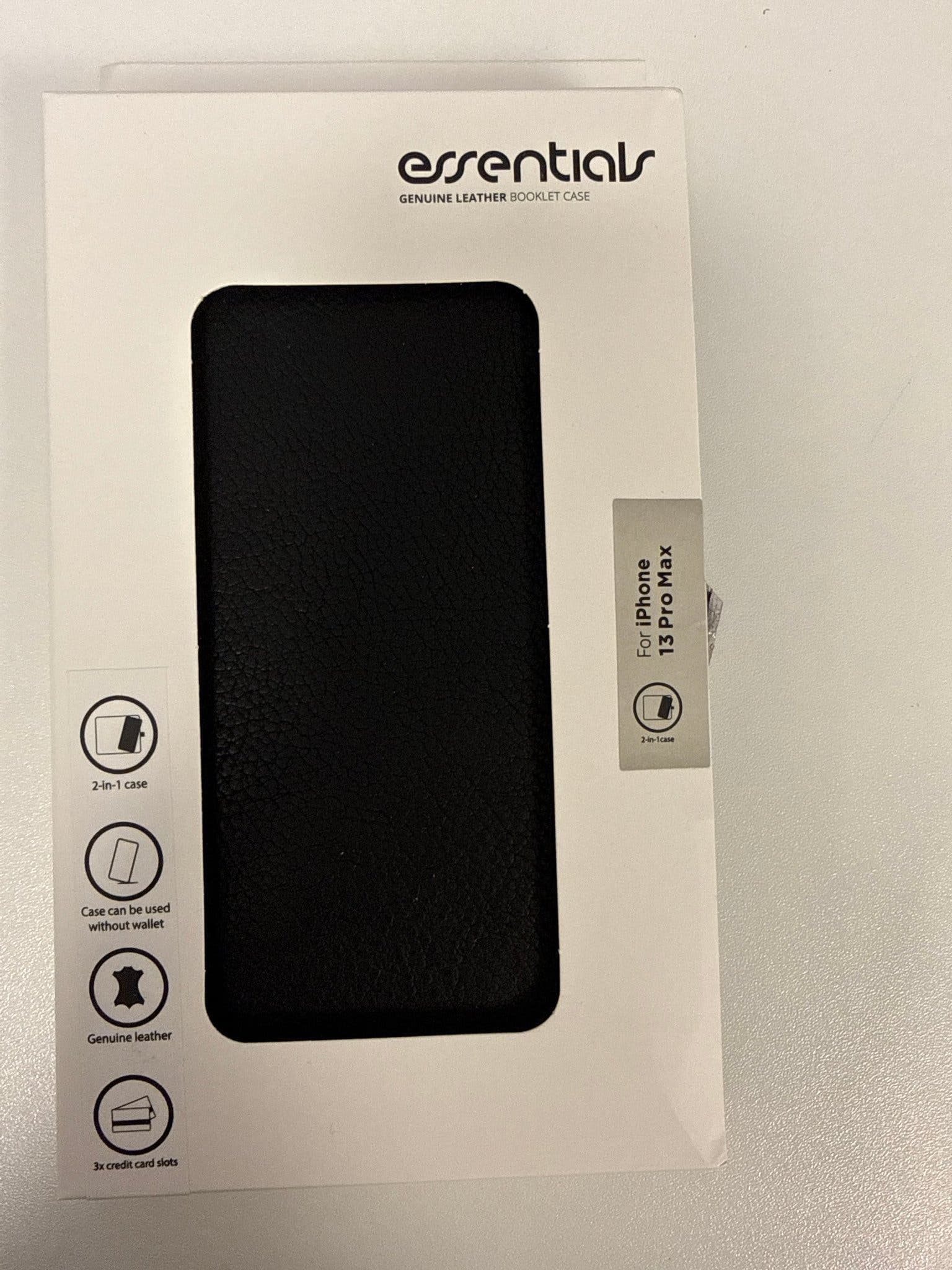 Essentials iPhone 13 Pro Max, 2-in-1 Plånboksfodral
