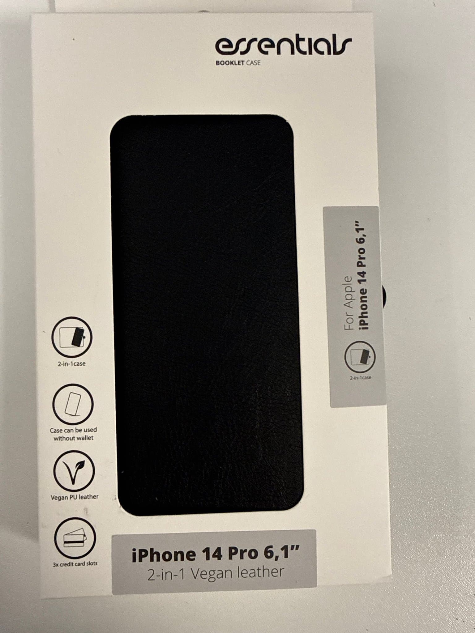 Essentials iPhone 14 Pro 6,1" Plånboksfodral
