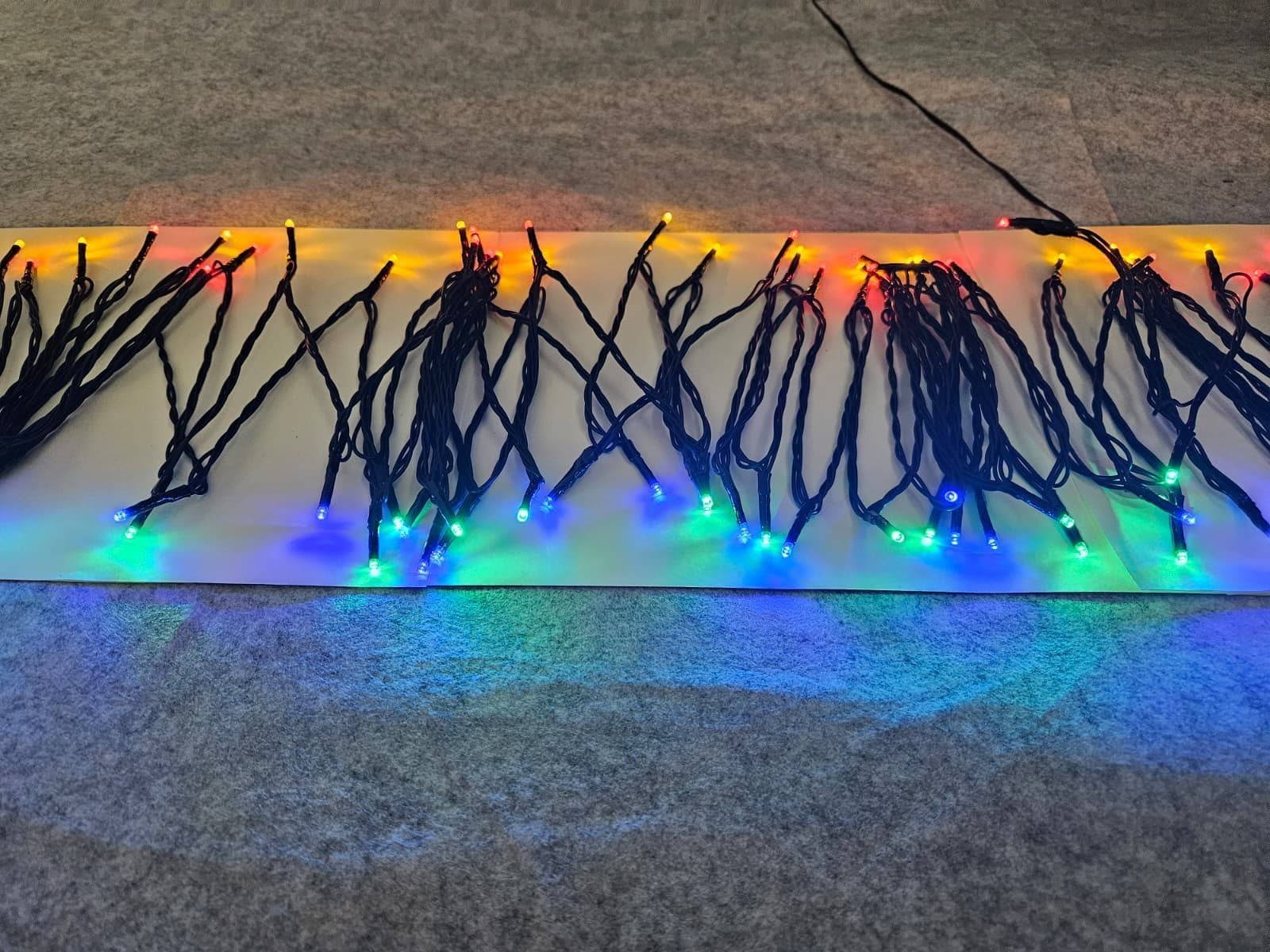 Flerfärgad LED Ljusslinga, 10m, Inomhus/Utomhusbruk