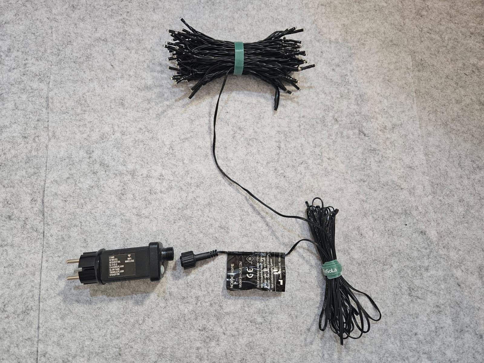Flerfärgad LED Ljusslinga, 10m, Inomhus/Utomhusbruk