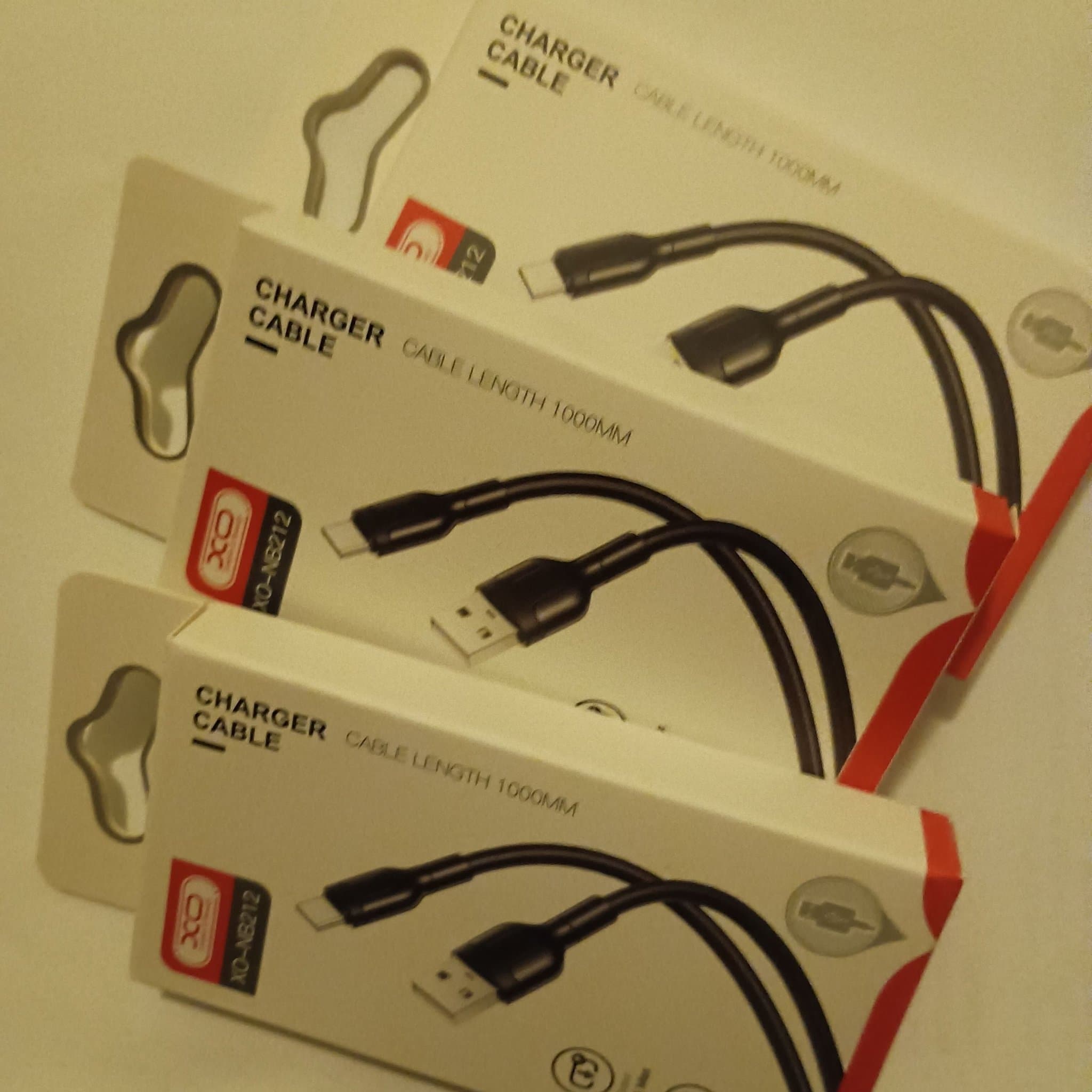 3-pack USB-C Snabbladdningskabel 1m – Passar Samsung, Motorola m.fl – NYTT