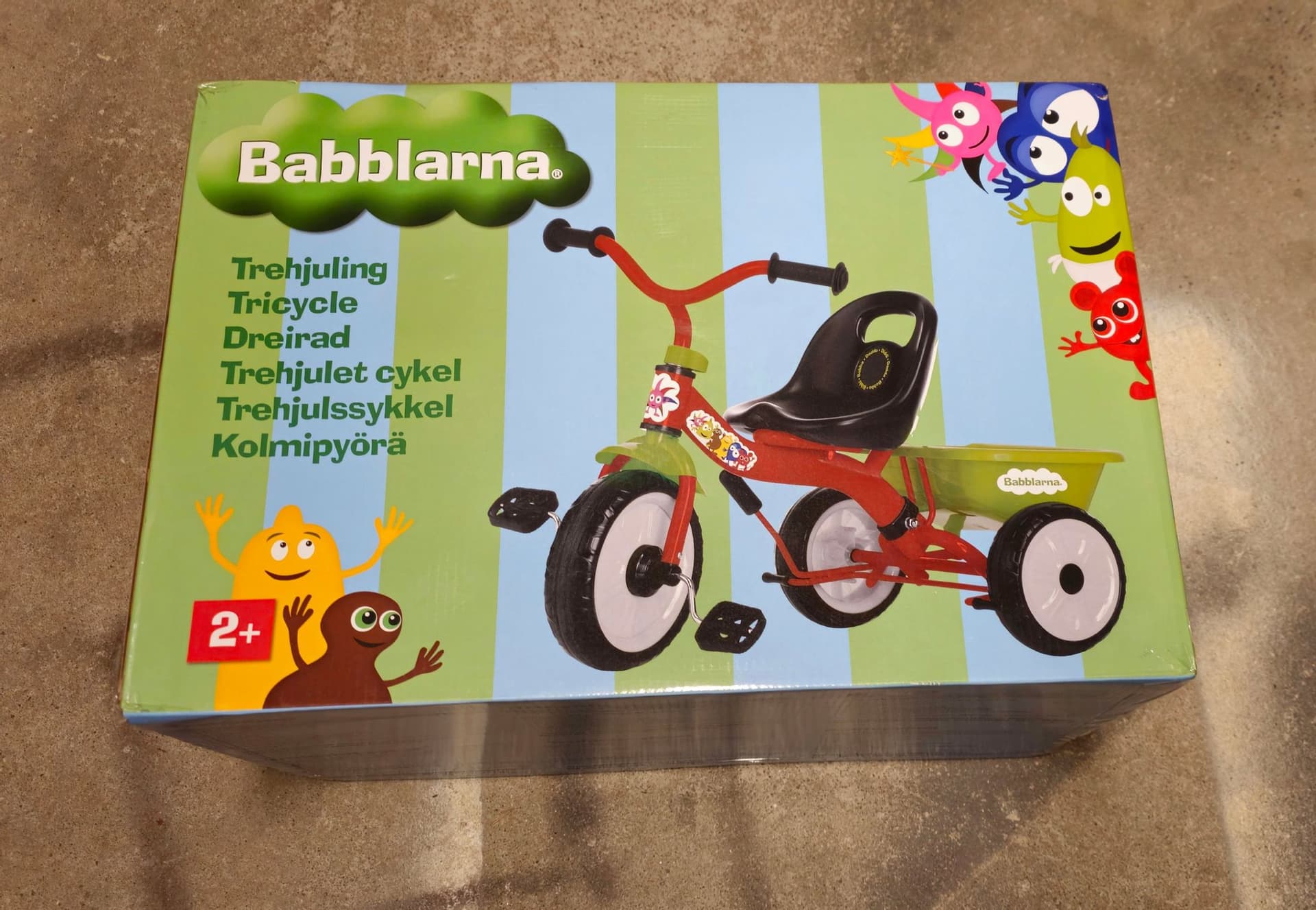 Babblarna Trehjuling med Stång