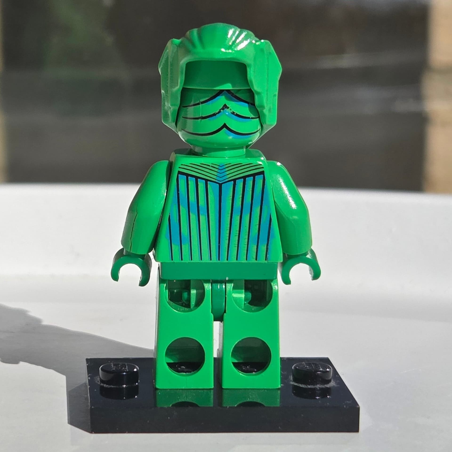 LEGO Green Goblin spd006 – Original 2003 – Gold Eyes – Rare – Cracked Arms/Torso