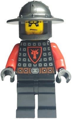 LEGO Minifigur - cas541 - Dragon Knight Scale Mail with Dragon Shield