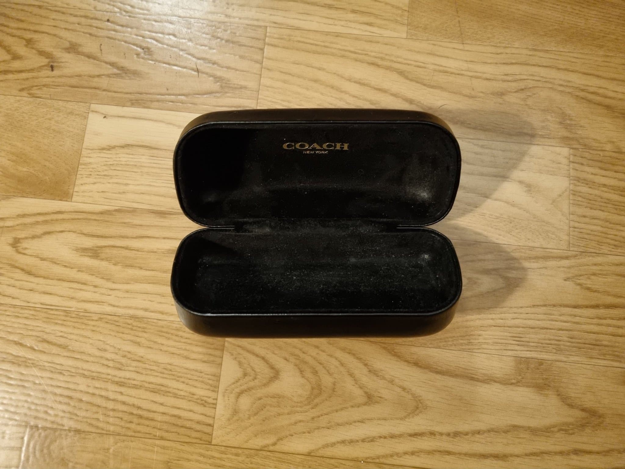 Coach Glasögonfodral Svart Läder