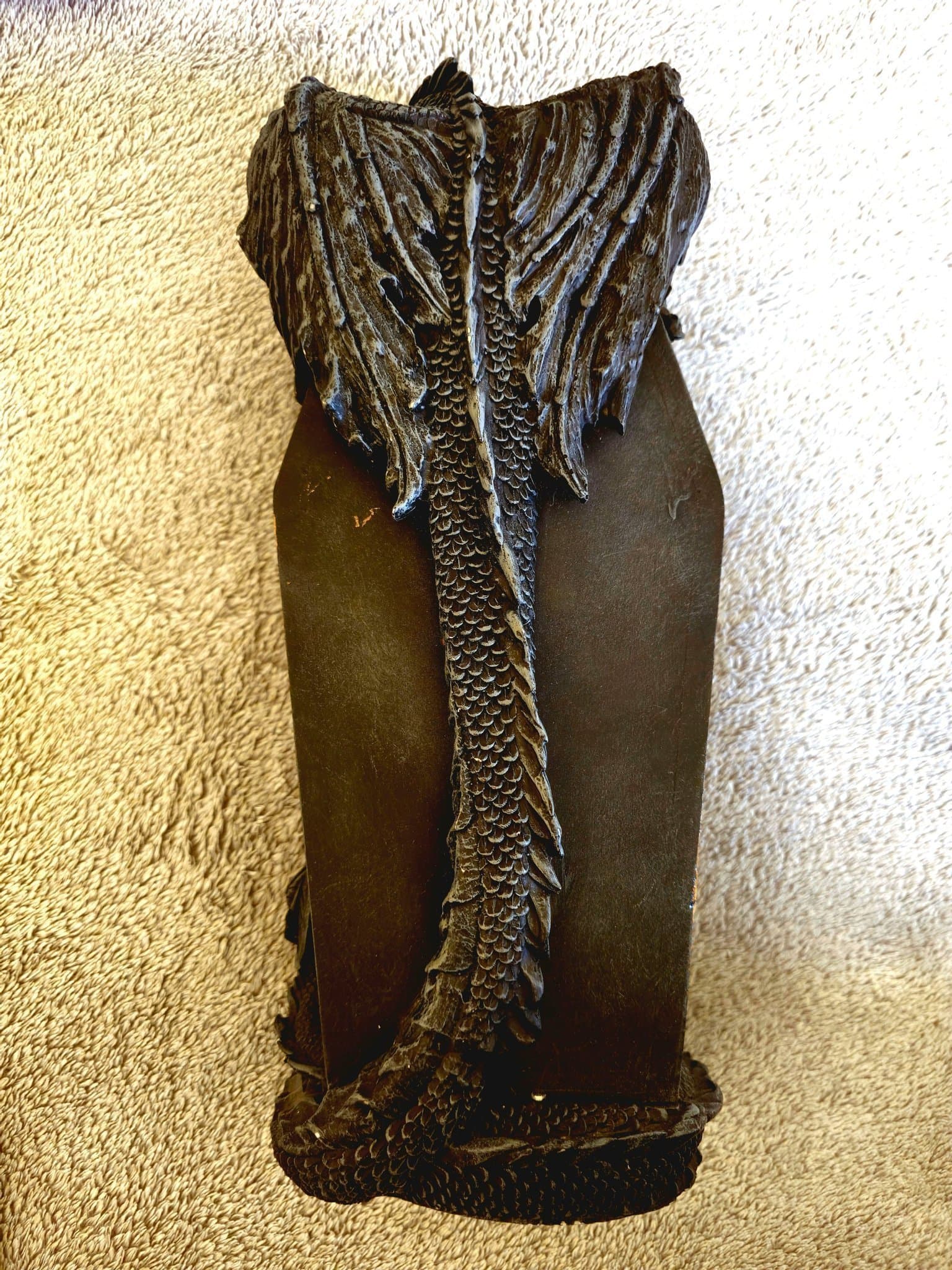 Gothic Dragon Coffin Box – Detaljrik drakkista / smyckesbox – Fantasy & Dark Dec