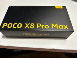 POCO X8 Pro Max 5G Dual SIM Black 256GB + 12GB RAM