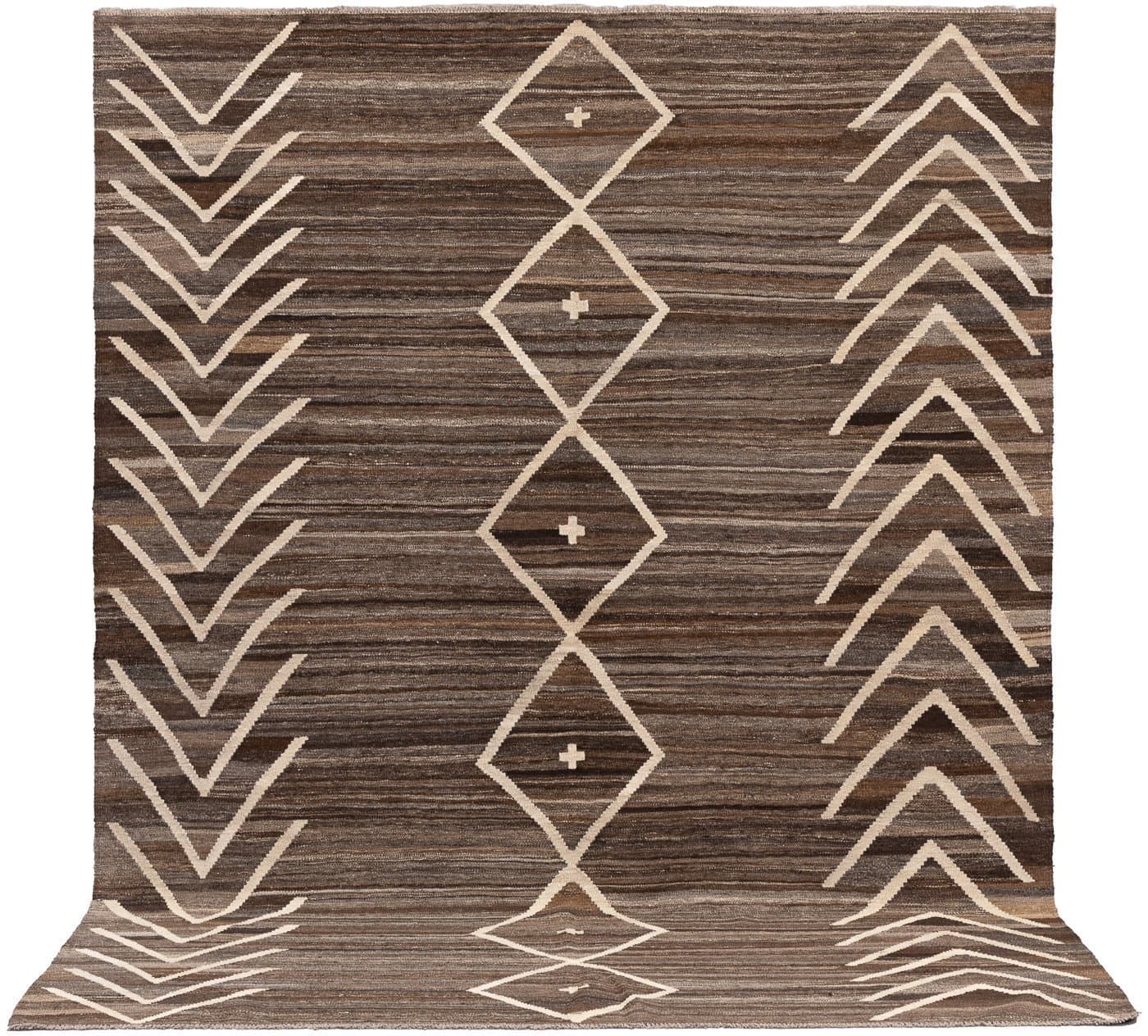 Handvävd Kelim Marocko design, ca 299 × 210 cm