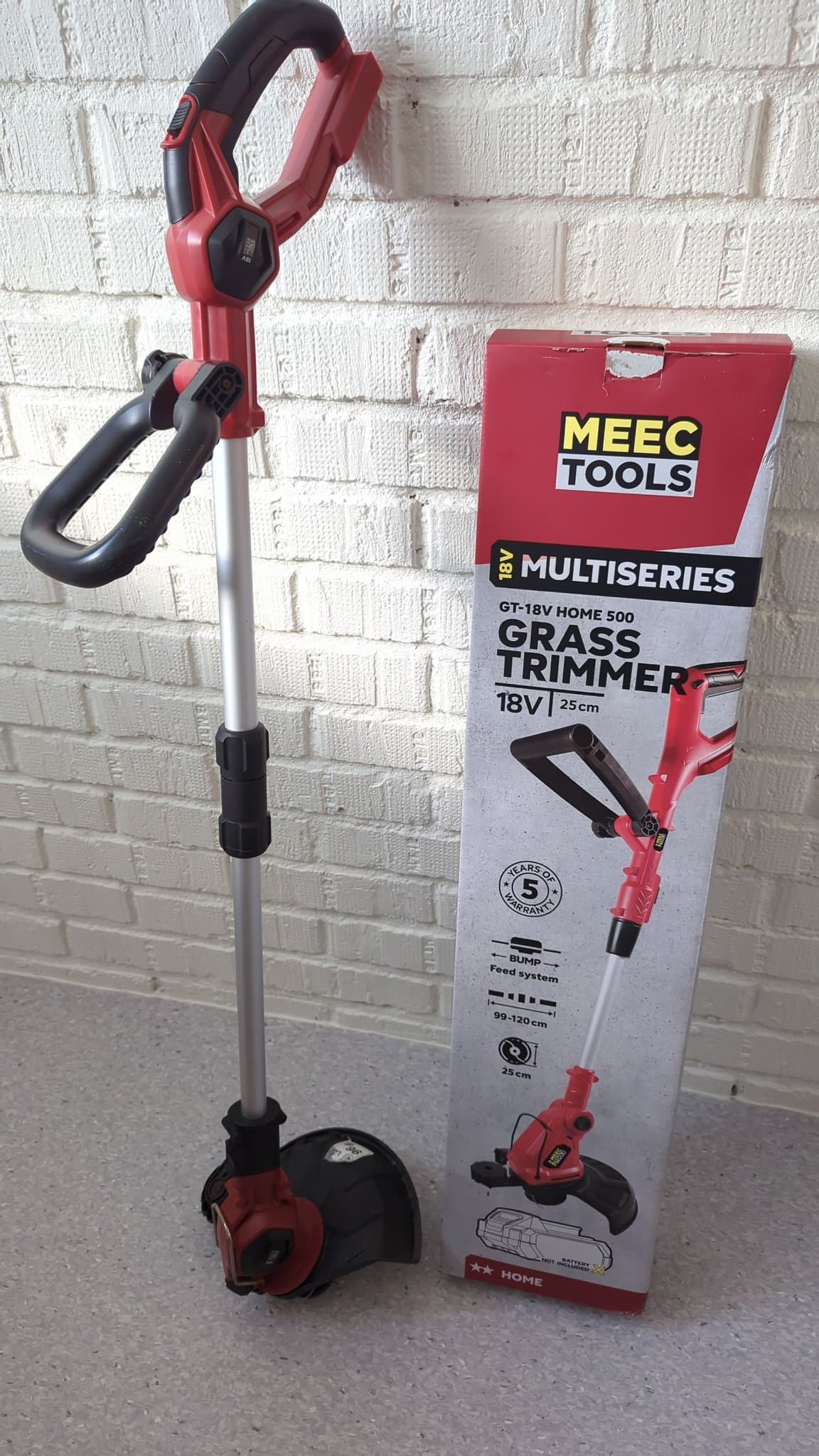 Meec Tools GT-18V Home 500 Grästrimmer