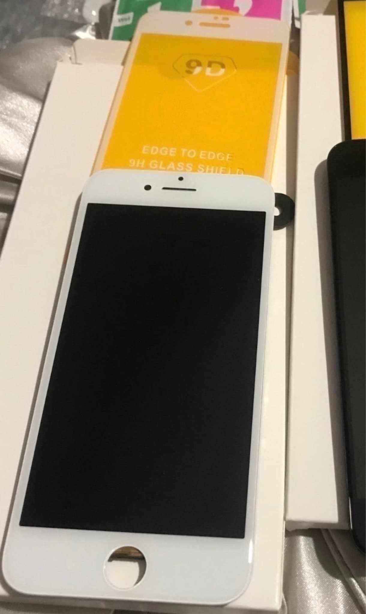 1 st iPhone 8 Plus Skärm Komplett &Kamera och vattentät /svart
