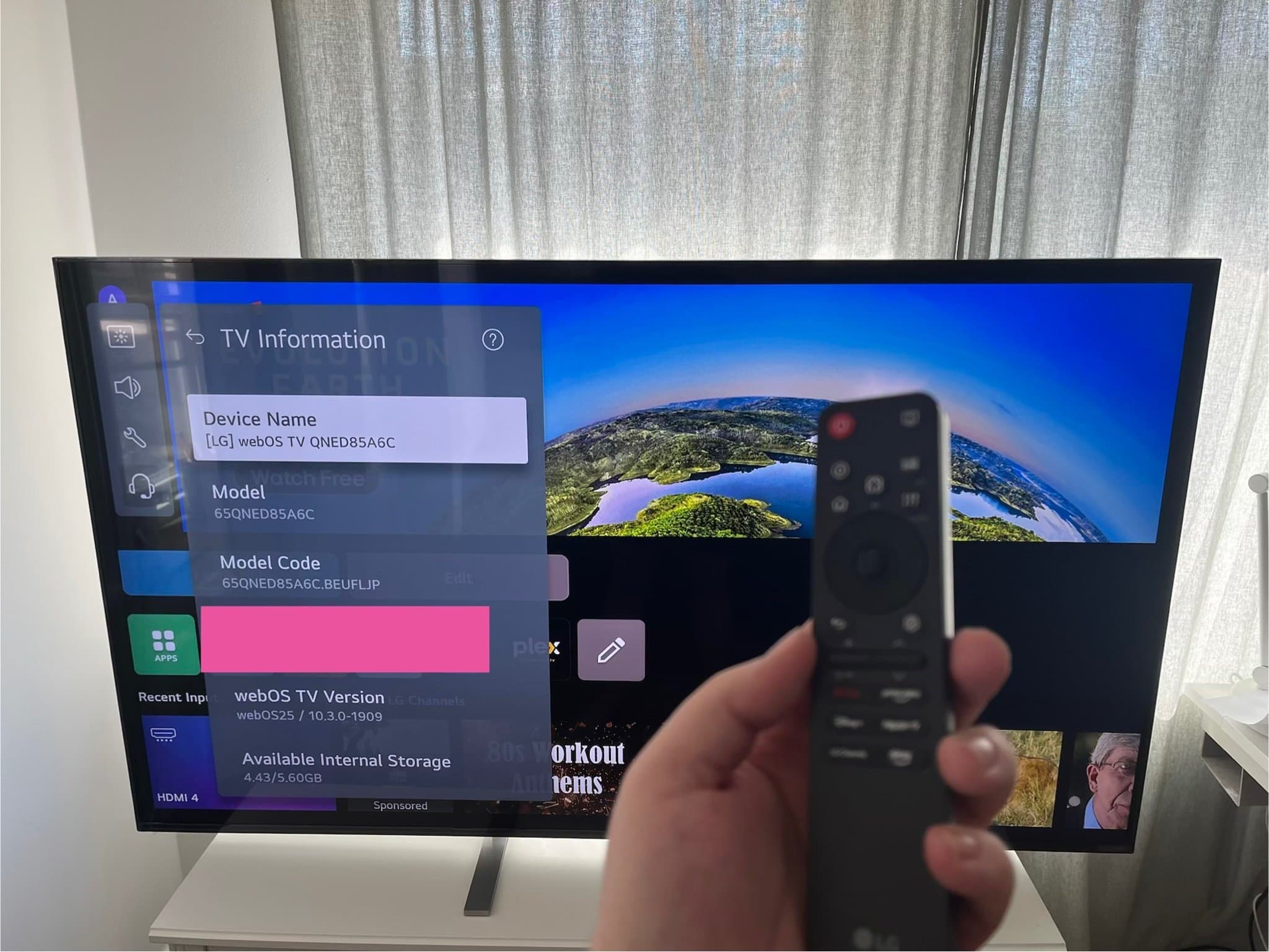 LG 65” QNED MiniLED AI 4K 144hz QNED85A6C Smart TV