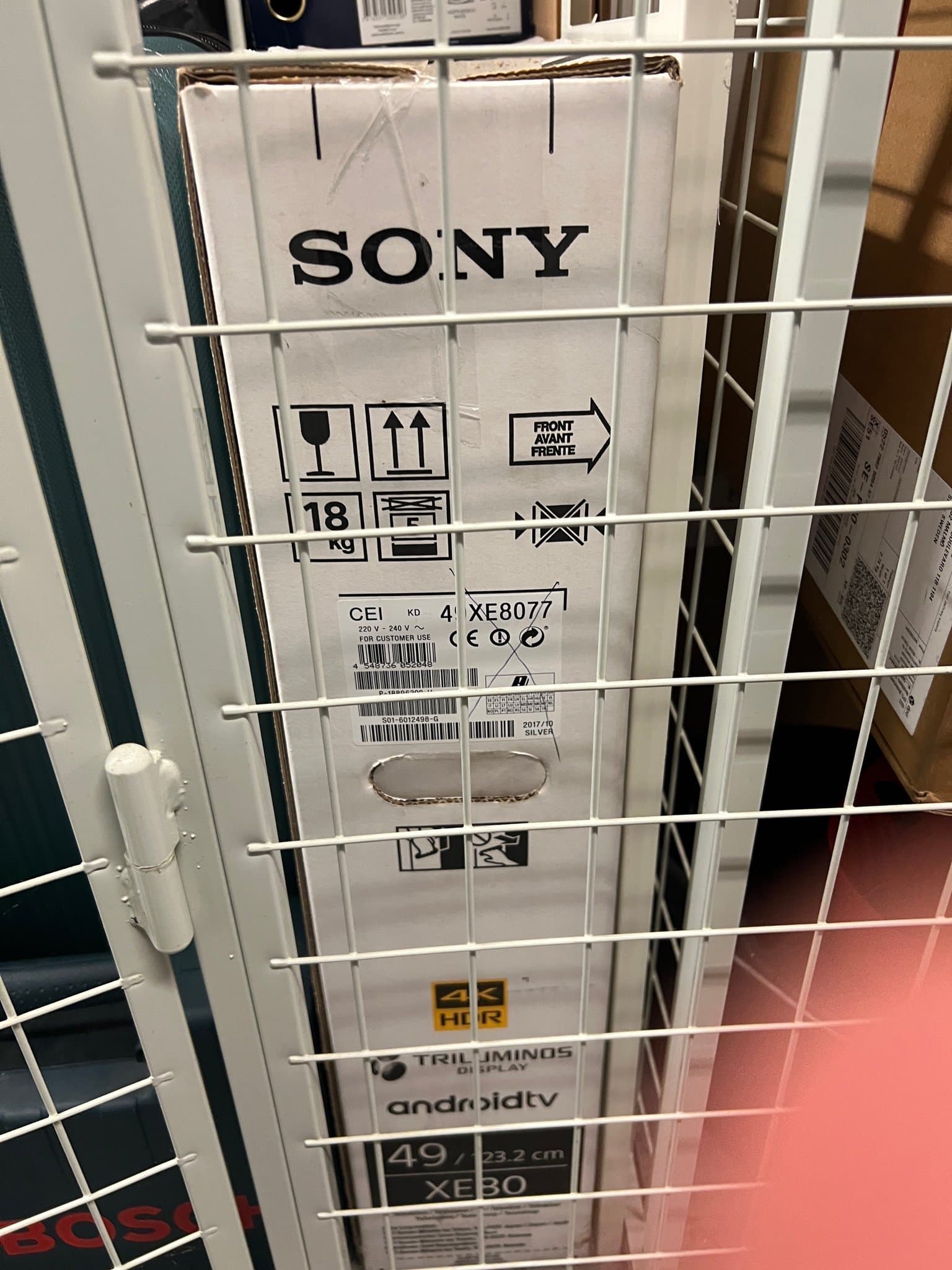 Sony 4K HDR Android TV 49XE8077