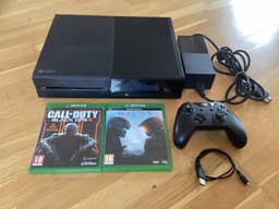 Xbox One konsol med handkontroll och 2 spel 500GB
