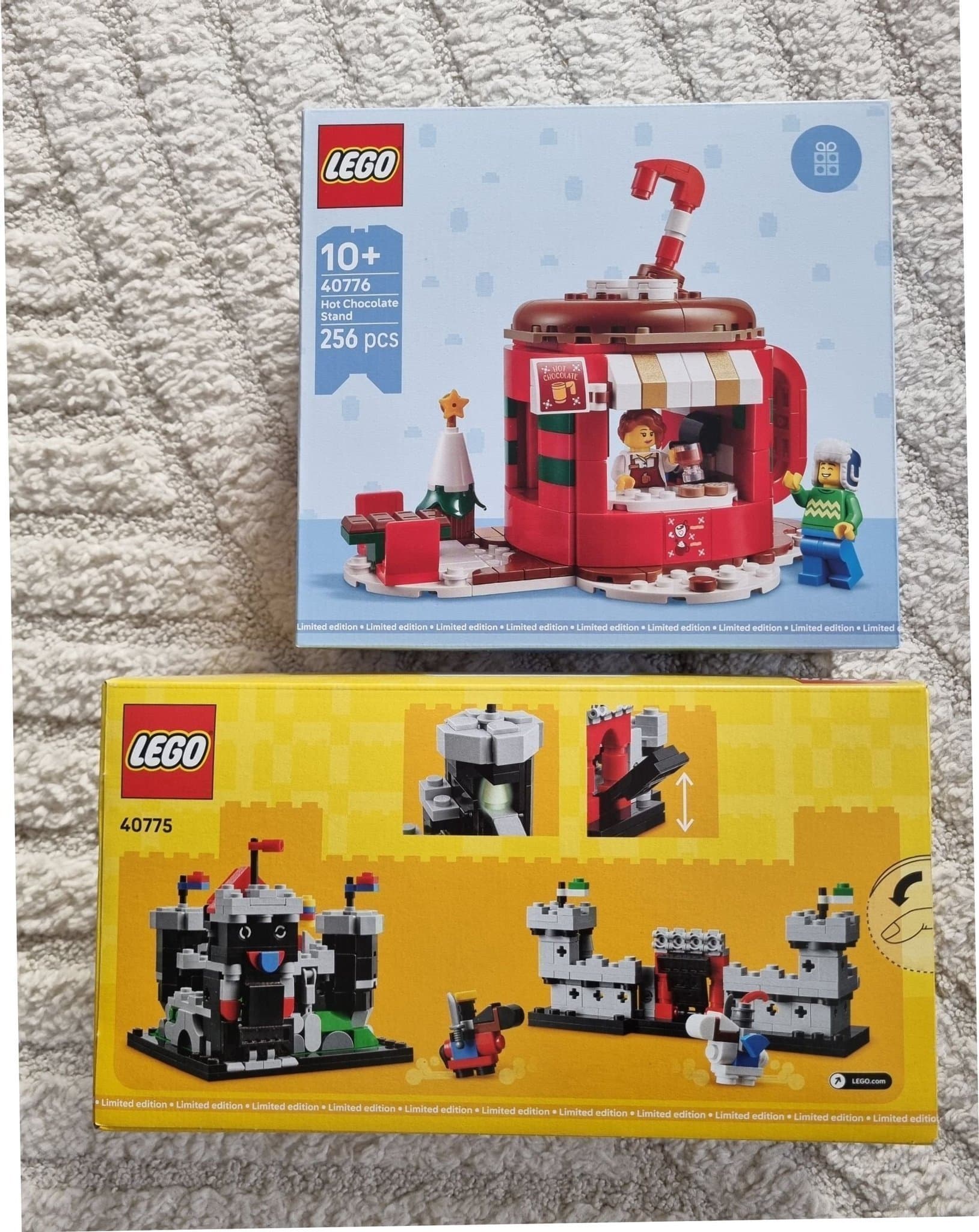 2st Lego- LEGO 40775 Mini Knight's Castle & 40776 Hot Chocolate Stand