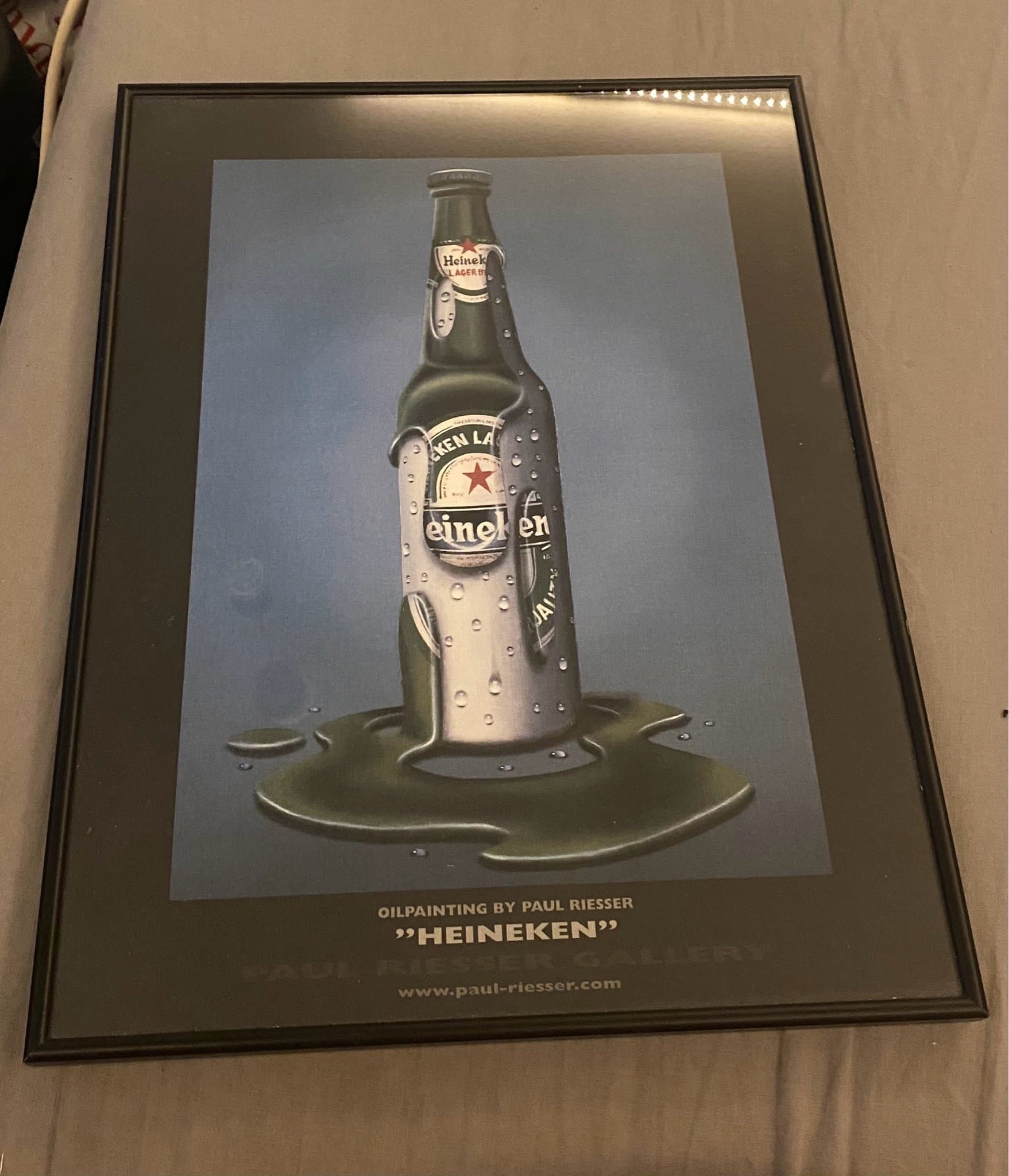 Tavla "Heineken" av Paul Riesser