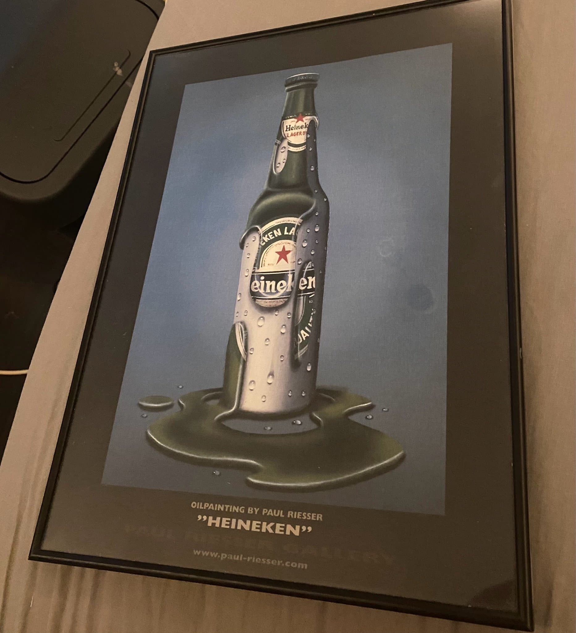 Tavla "Heineken" av Paul Riesser