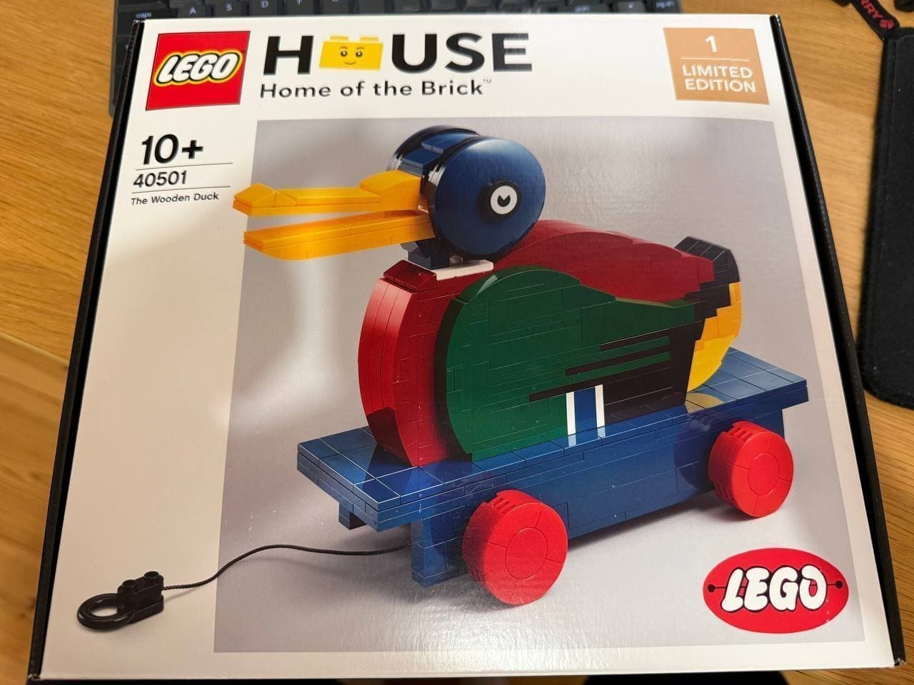 LEGO 40501 The Wooden Duck – oöppnad Limited Edition