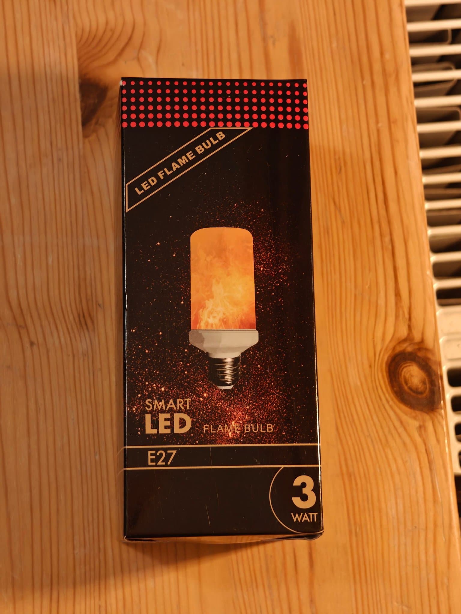 LED Flame Bulb E27 3W