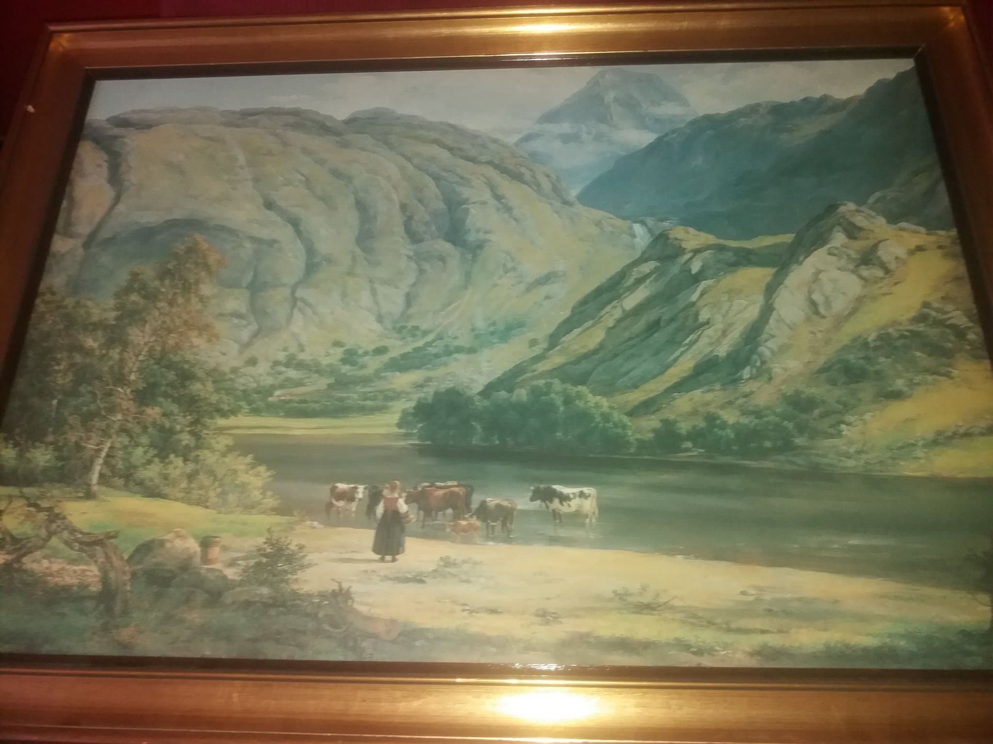 Tavla Dahl Johan Christian chlausen vacker äldre tavla kan va samlarobjekt