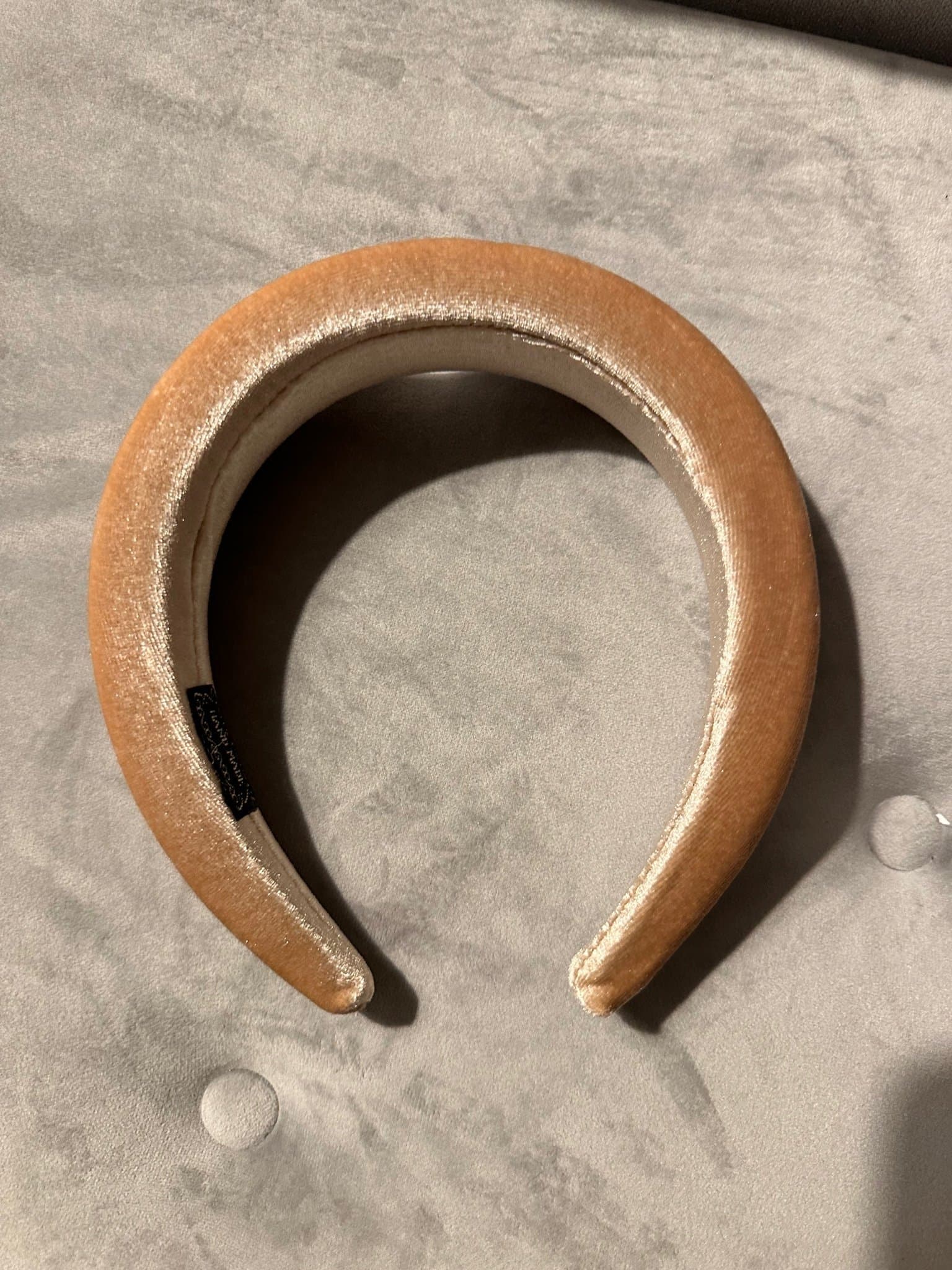 Handmade beige hårband