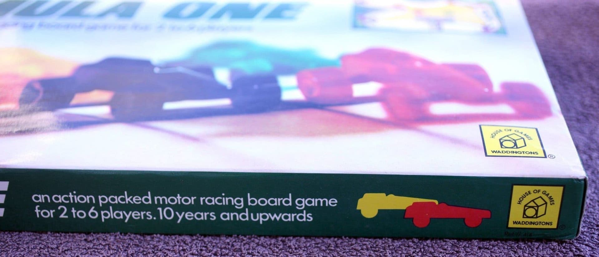 Waddingtons Formula One Board Game for 2 to 6 players-UK release 1978-Complete