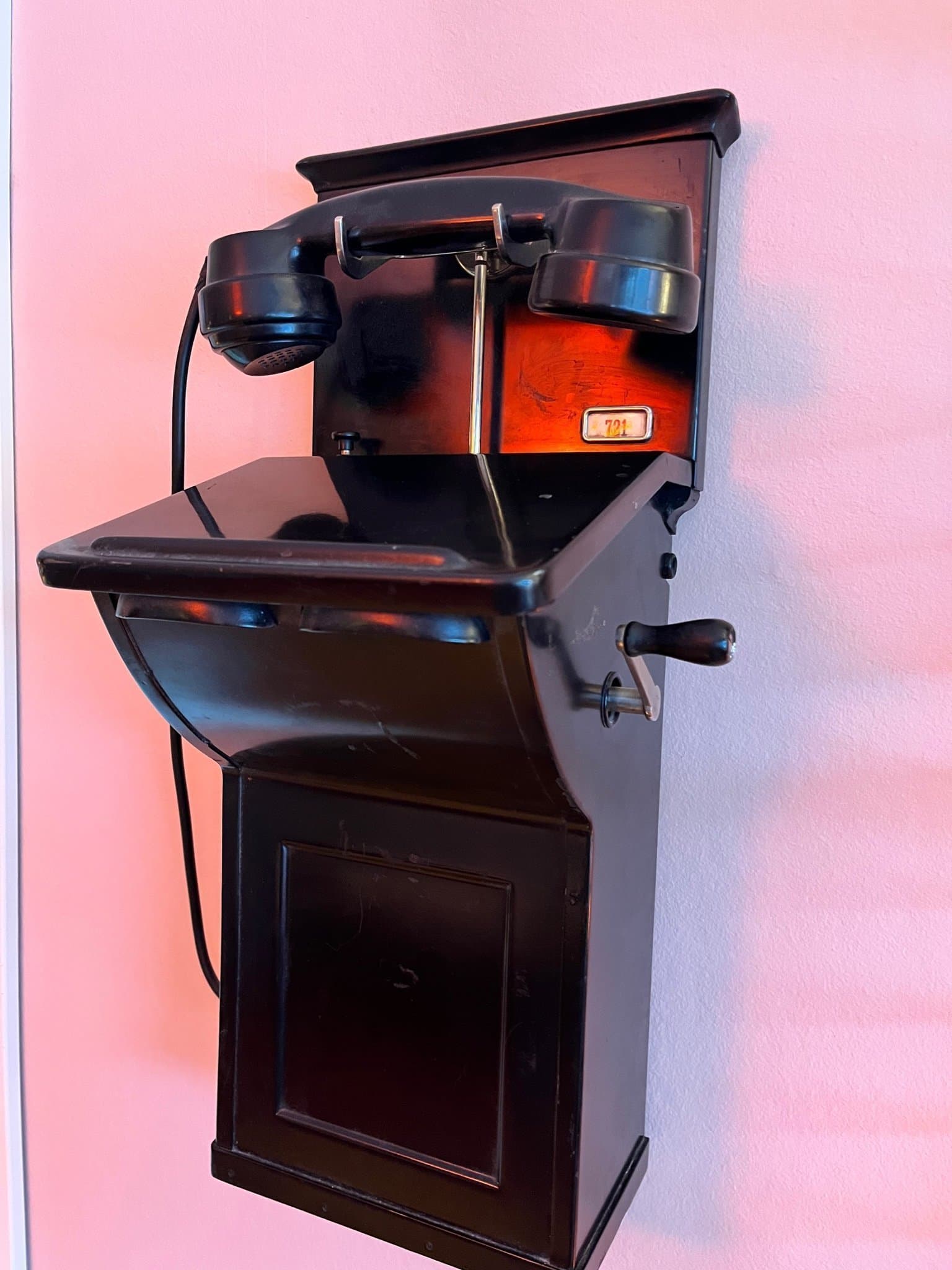 Telefonapparat väggmodell