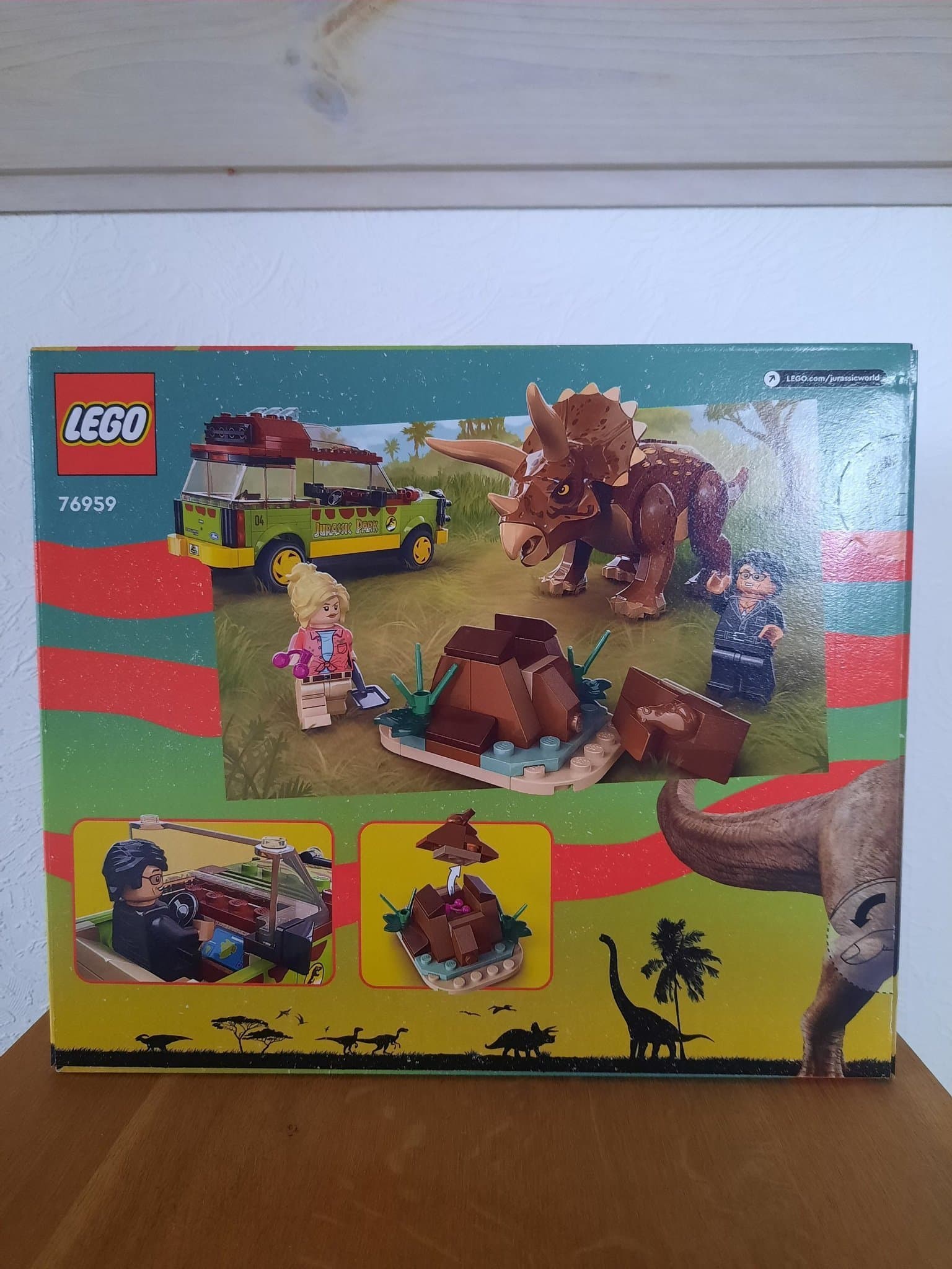Lego Tricertops Research Jurassic Park 76959