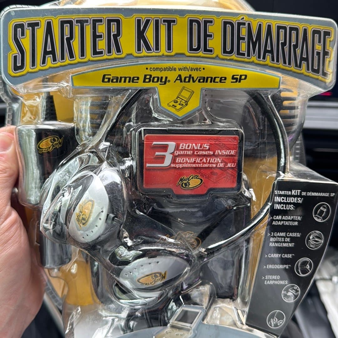 Mad Catz Starter Kit för Game Boy Advance SP