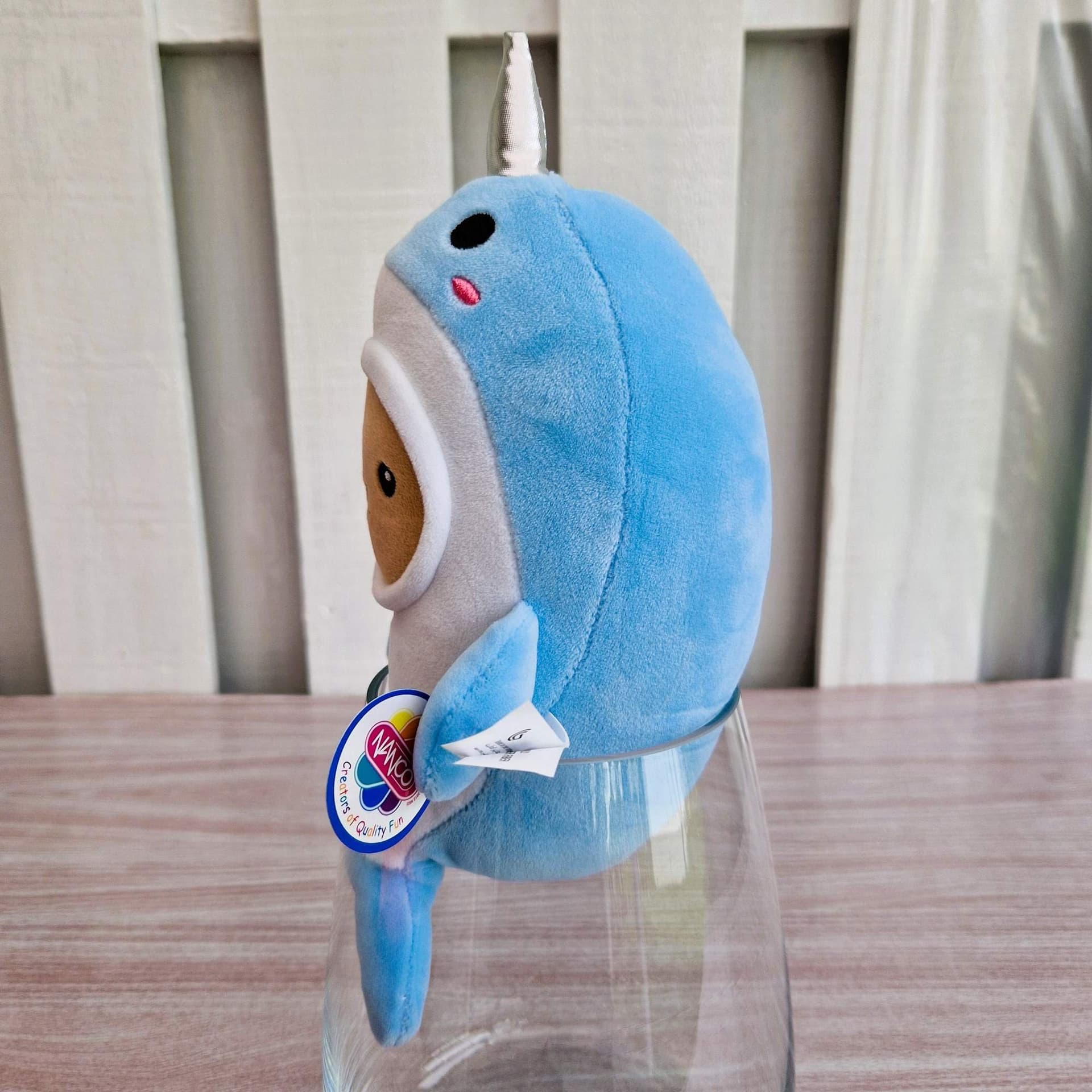 Nanco Seal Plush Figure In Blue Sea Outfit With Tags 24 cm