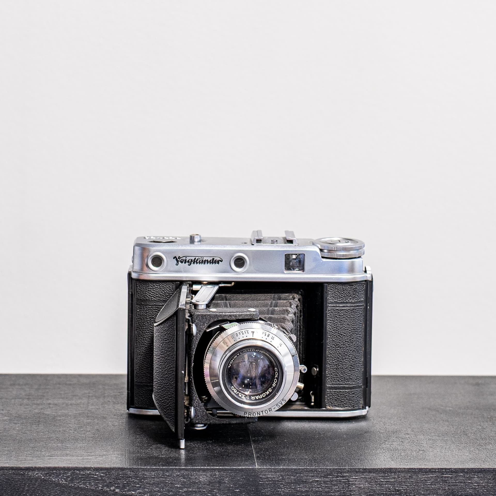 [Near Mint] Voigtländer Perkeo E (6x6) fällkamera – med Color-Skopar 80mm f/3.5