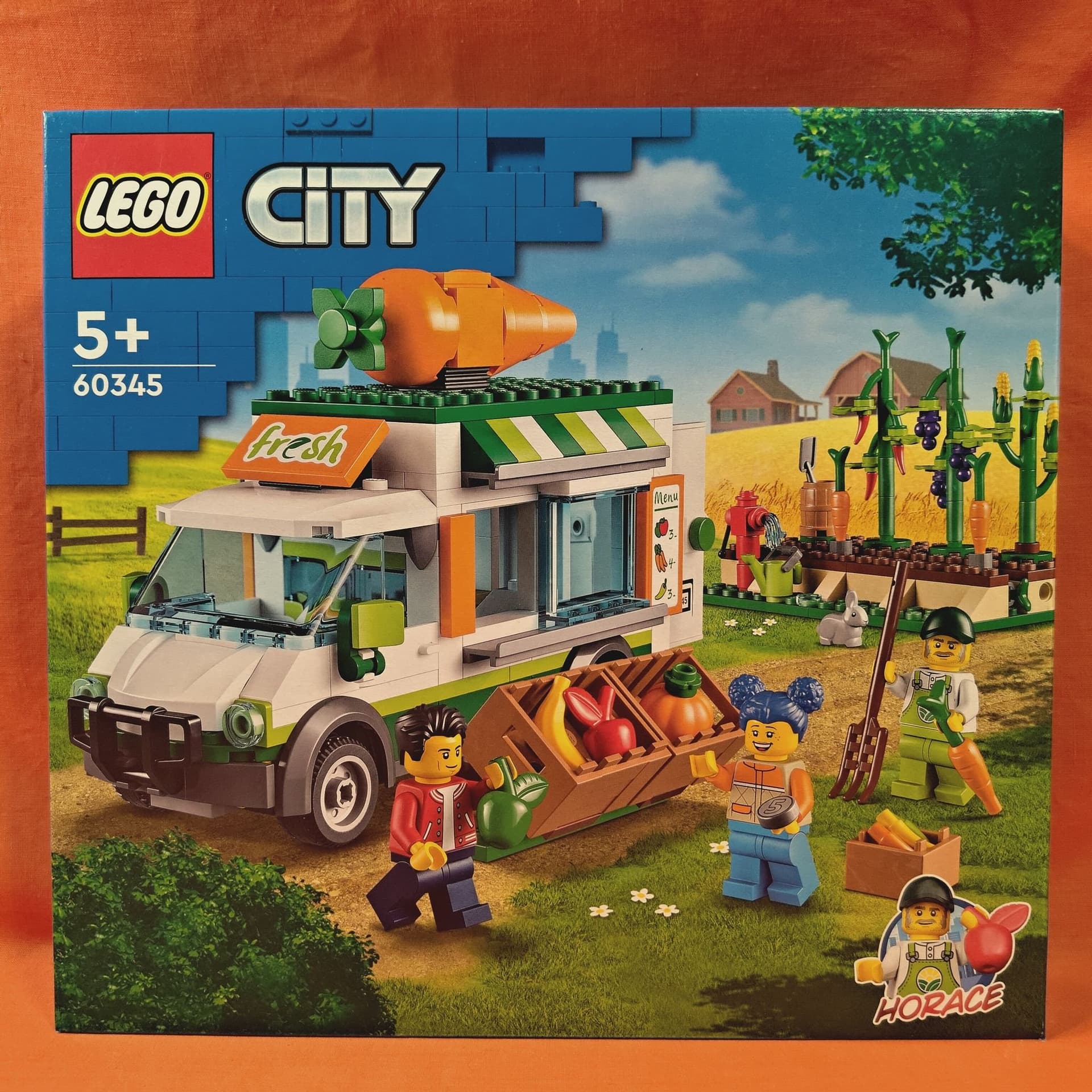 LEGO CITY "60345- Gårdsmarknadsbil" NY & OÖPPNAD