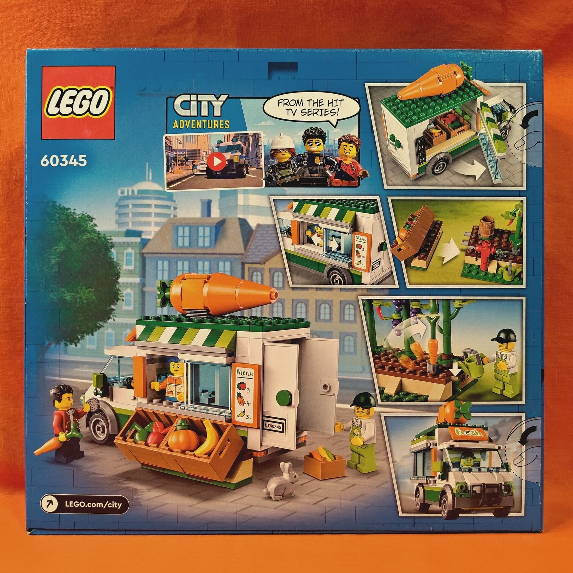 LEGO CITY "60345- Gårdsmarknadsbil" NY & OÖPPNAD