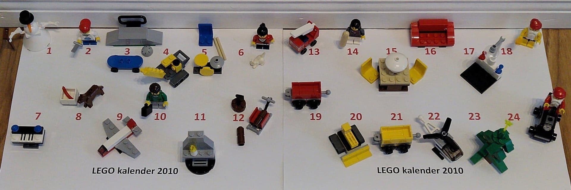 LEGO City 2824 Julkalender 2010 - Komplett