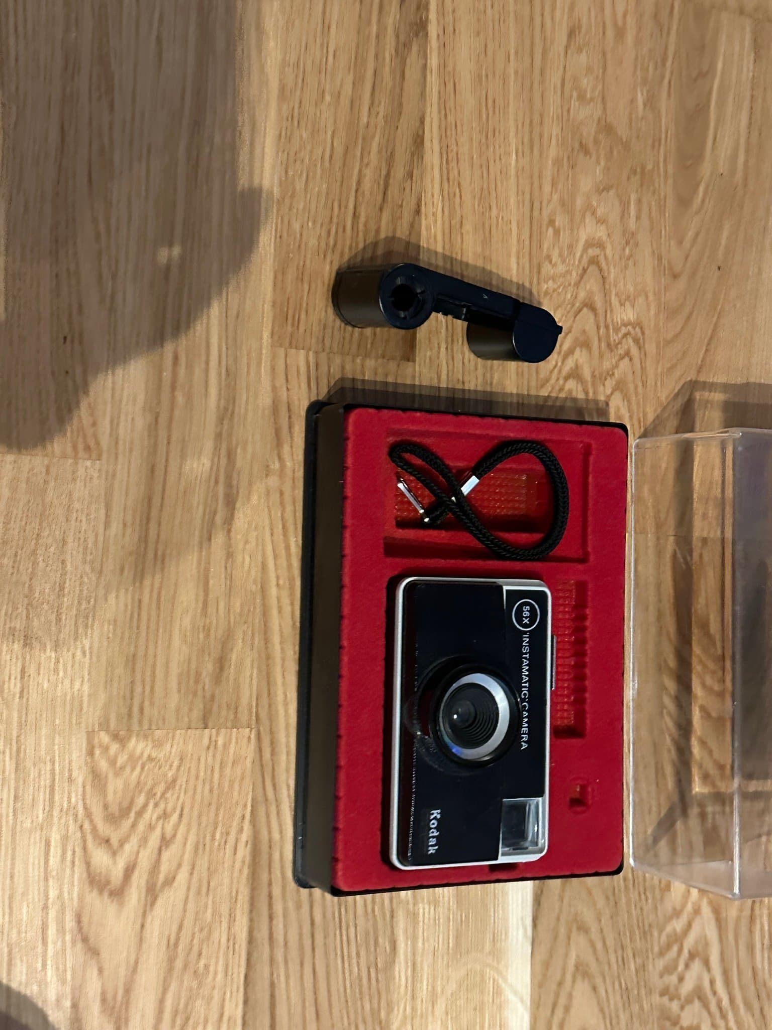 Ovanligt! retro Kodak Instamatic 77-X kamera | Originalbox | Manual | Tillbehör