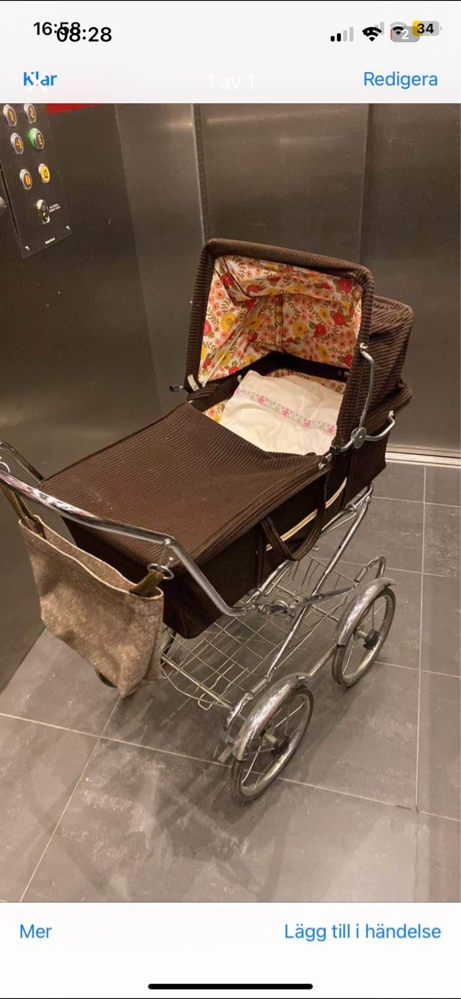 Retro Dockvagn 60-70 tal