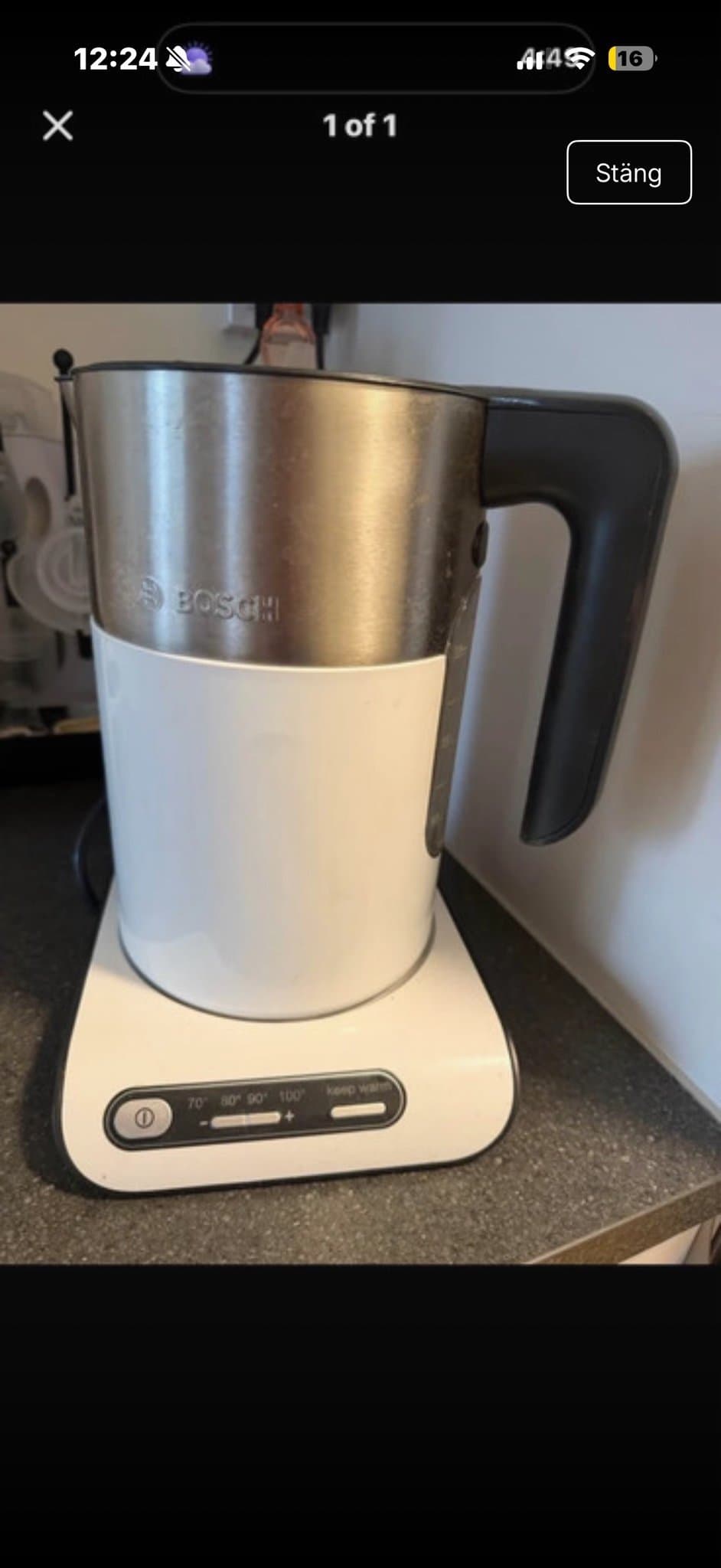 Bosch Vattenkokare med Temperaturinställning