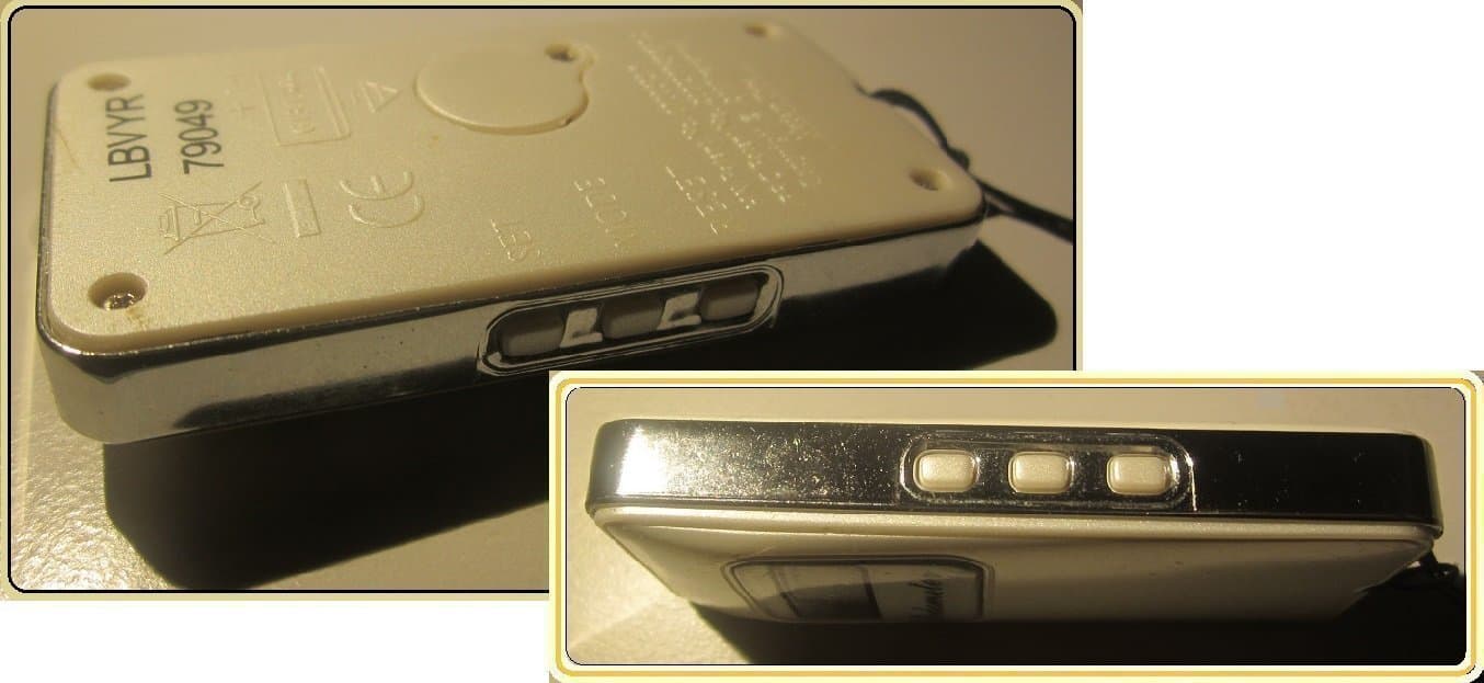 "PEDOMETER" LBVYR 79049- Kompakt med ett spänne som enkelt fästs på bälten .