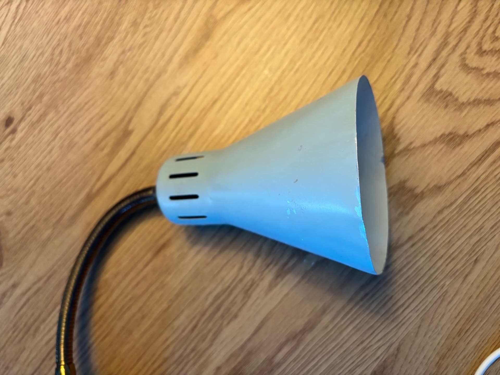 Vägglampa, sänglampa med flexarm, retro, vintage