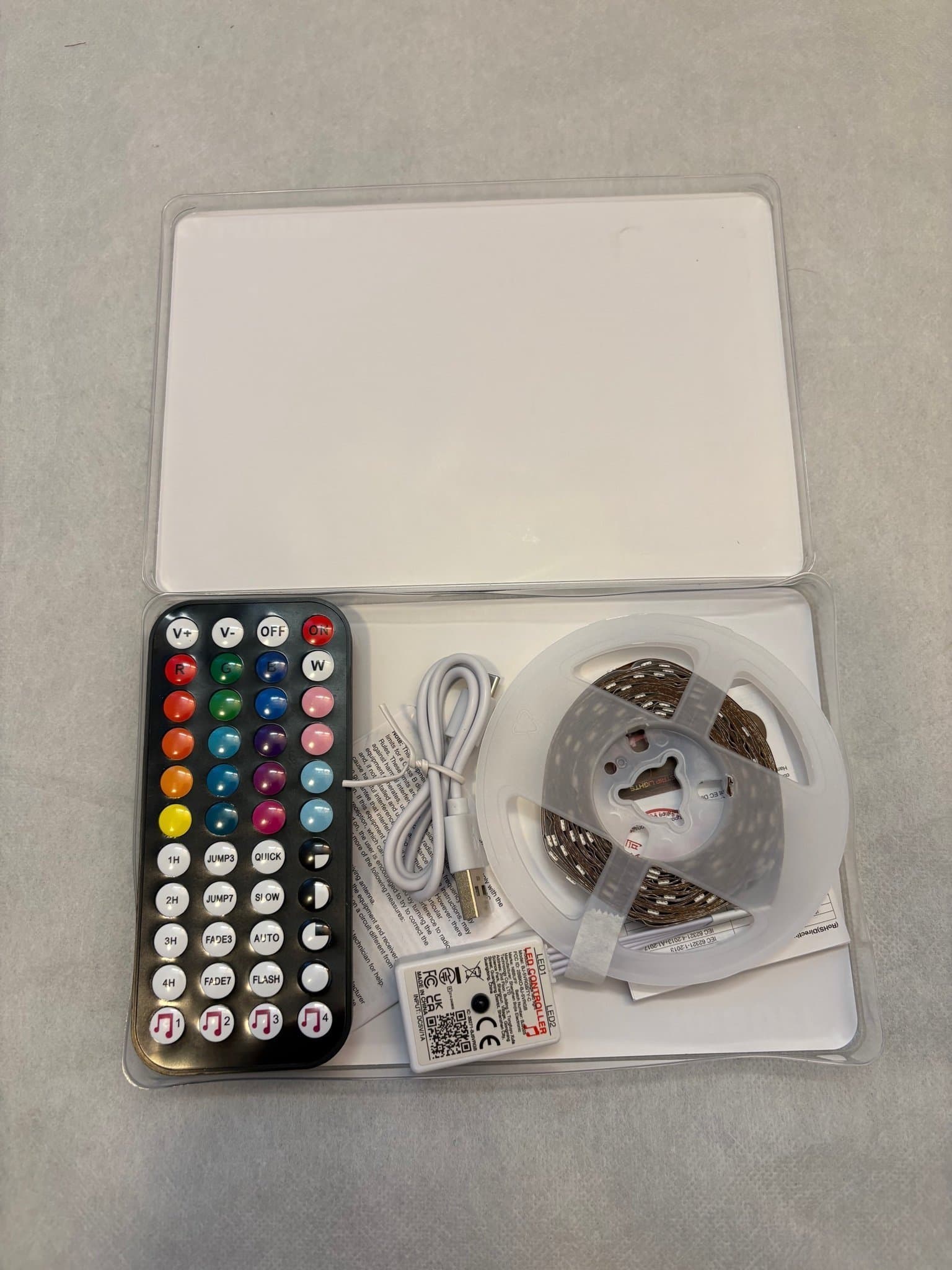 NBBuff LED-slinga med fjärrkontroll 5 Meter