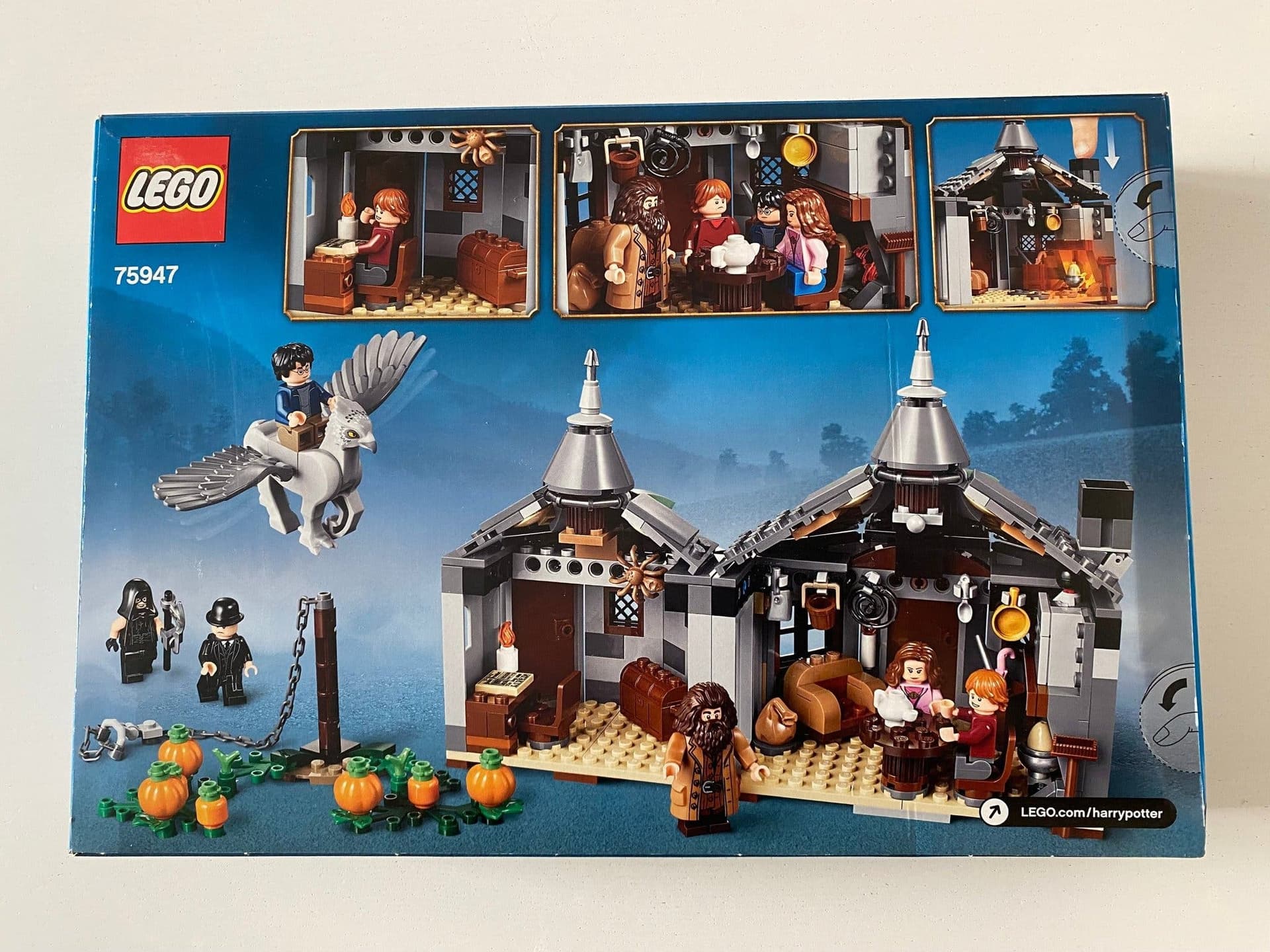 LEGO 75947 Harry Potter Hagrids Hut oöppnad