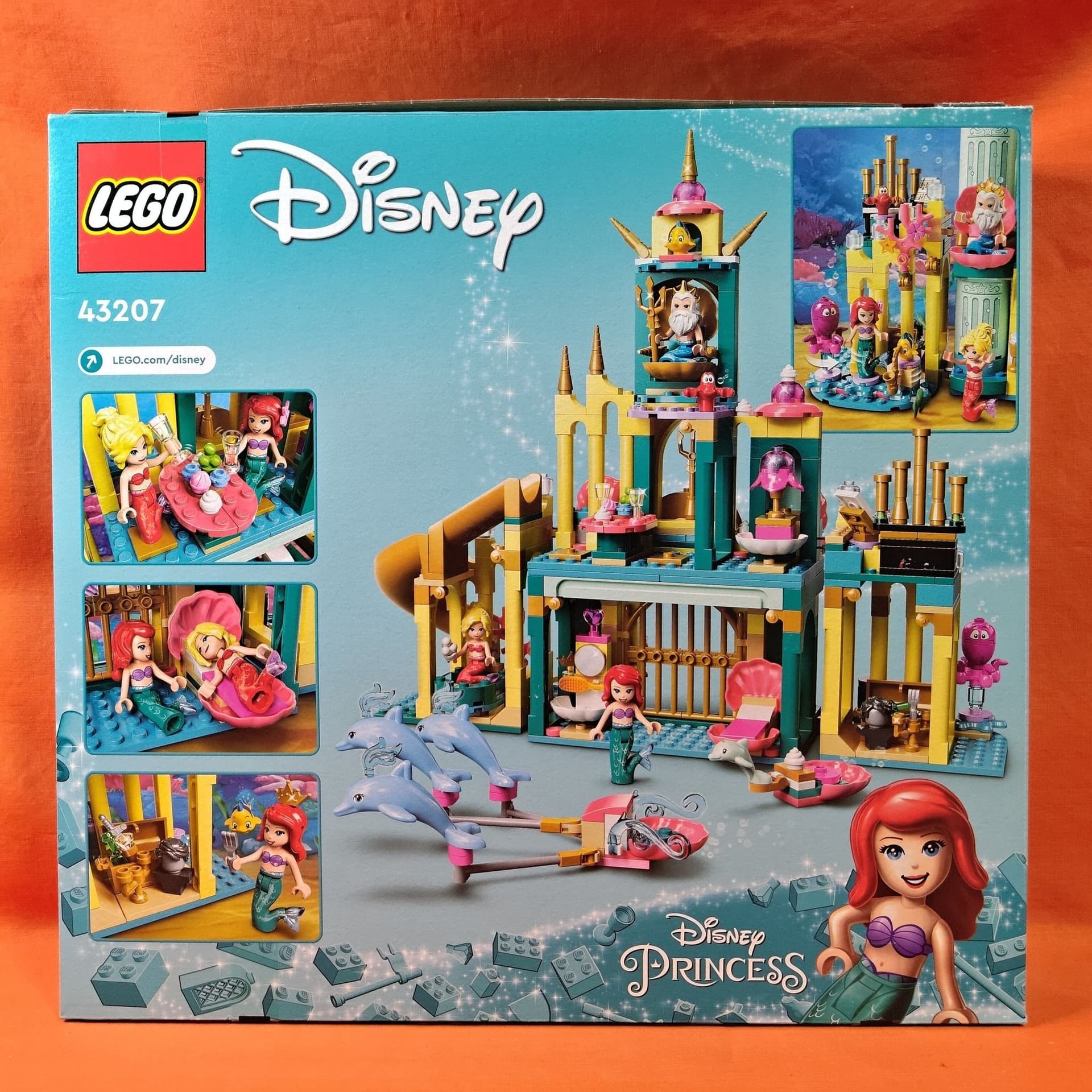 LEGO Disney™ "43207 - Ariels undervattenspalats" NY & OÖPPNAD