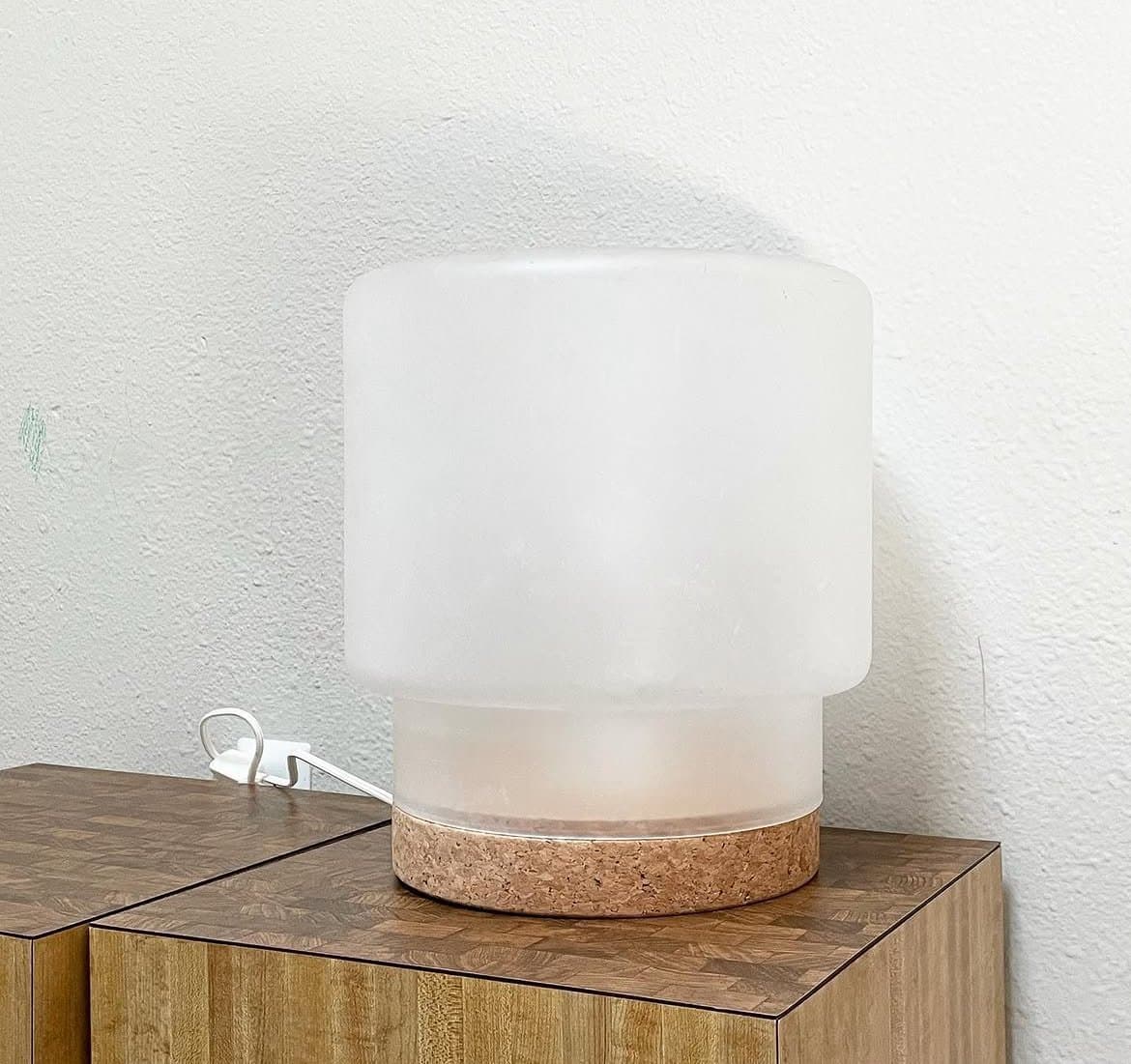 Bordslampa - SINNERLIG - Ilse Crawford IKEA - frostat glas - vintage