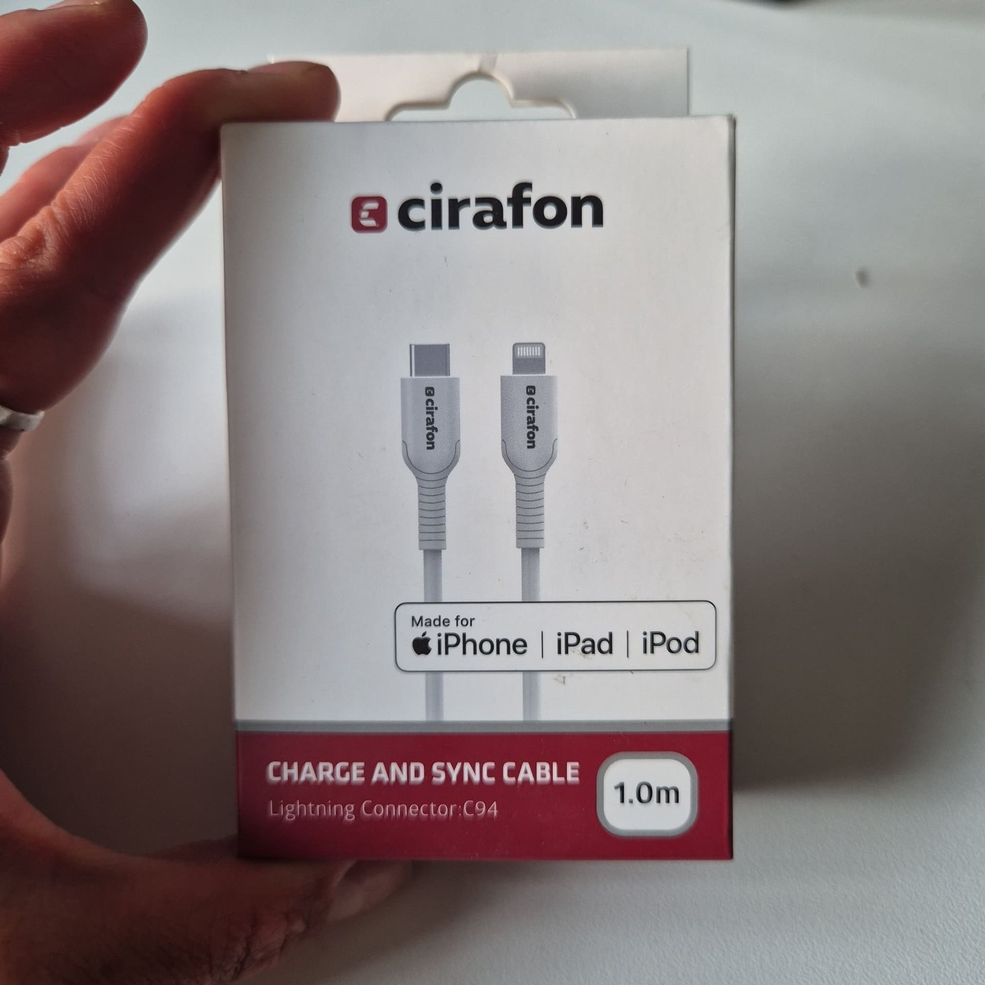 Ny/oanvänd! Cirafon Lightning/USB -C Connector