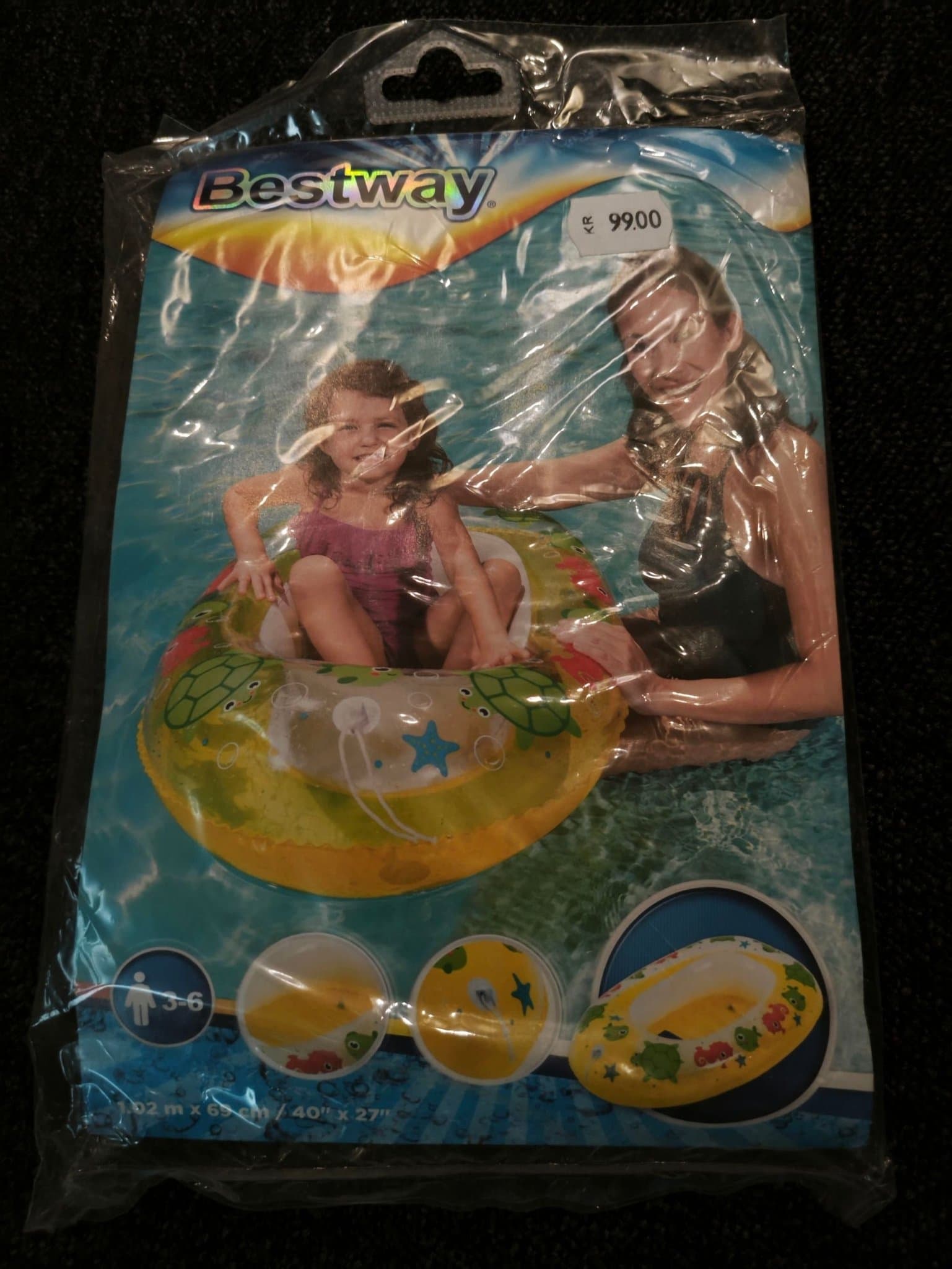 Bestway uppblåsbar båt för barn 3-6 år