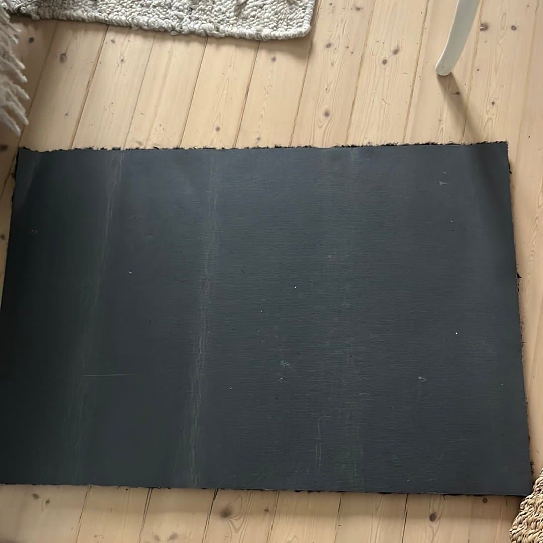 Svart dörrmatta i kokos 60x90 från Norrgavel