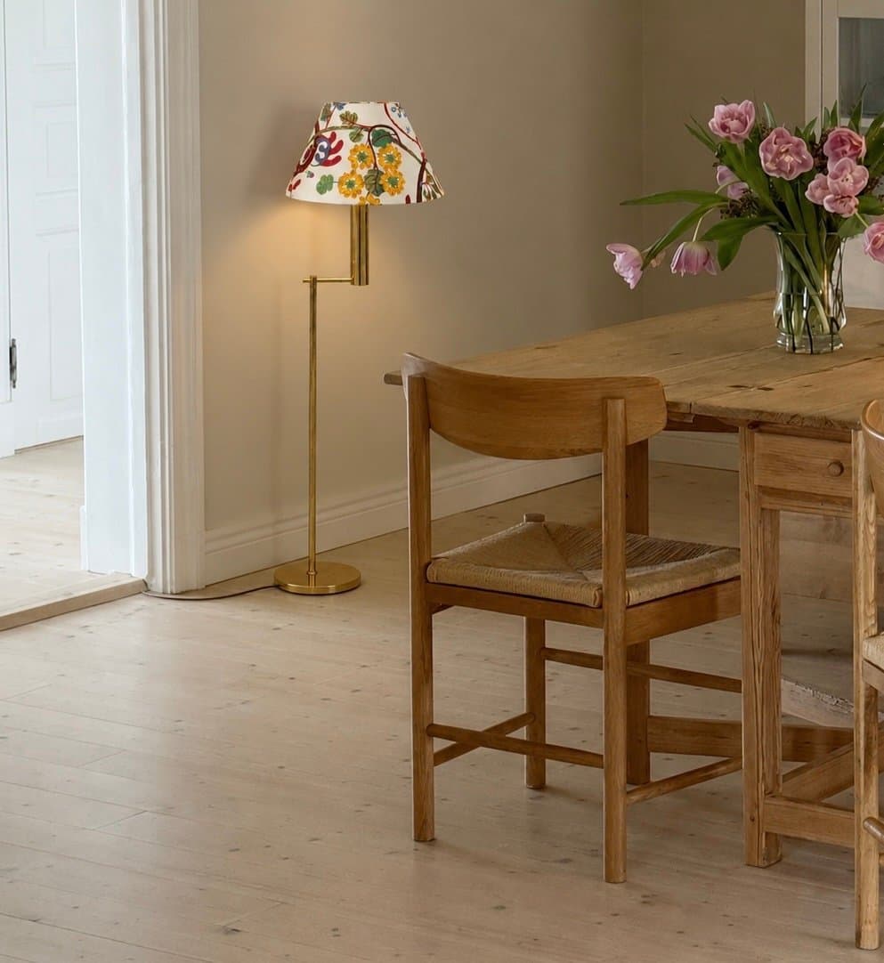 Unik vintage 90-tals golvlampa