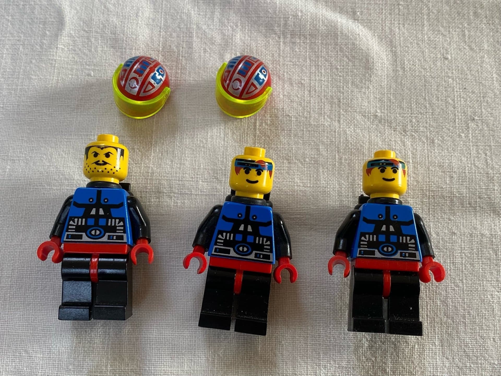 Lego Spyrius 6st minifigurer med hjälmar med visir