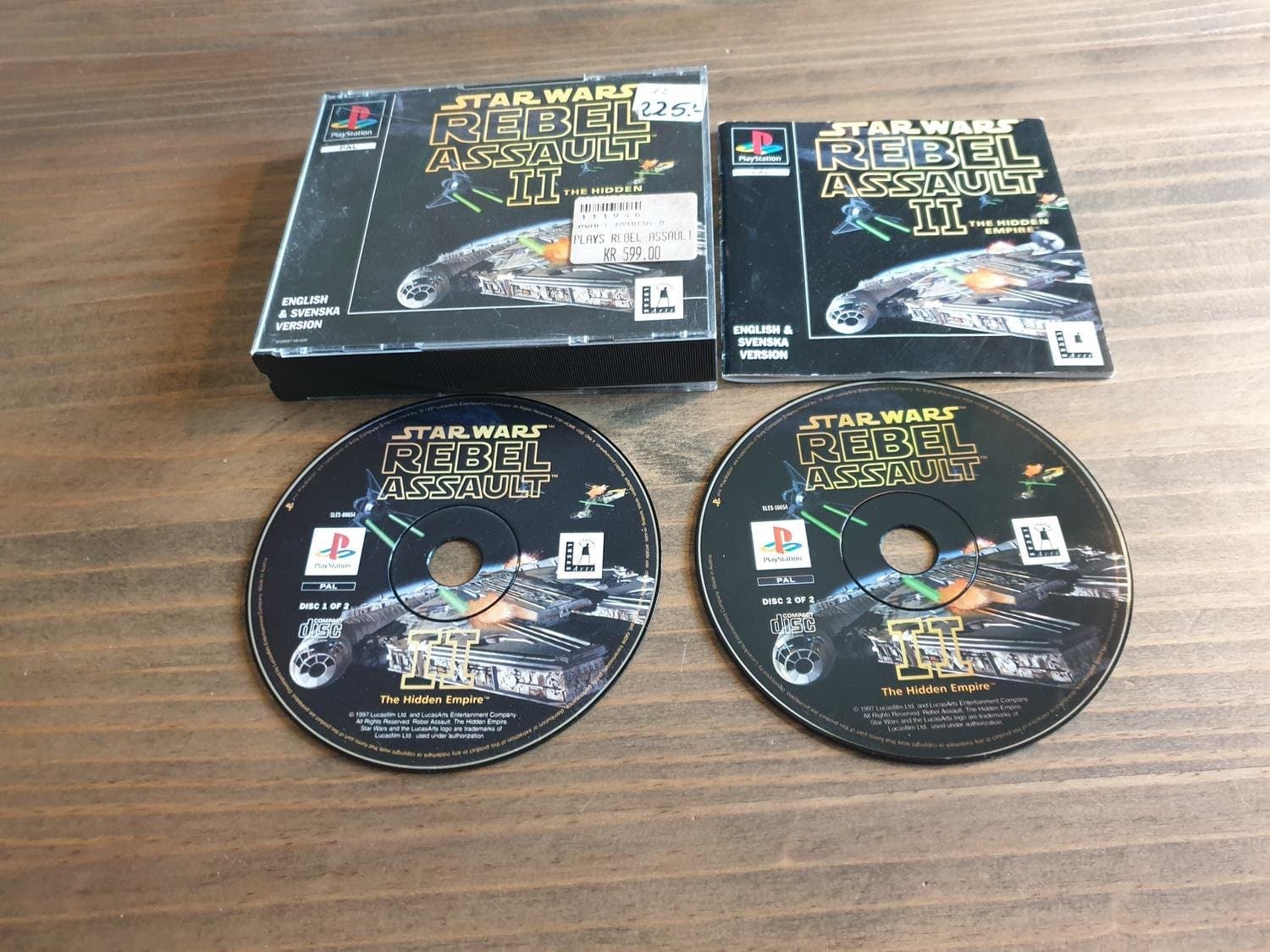 STAR WARS REBEL ASSAULT II PS1 BEG