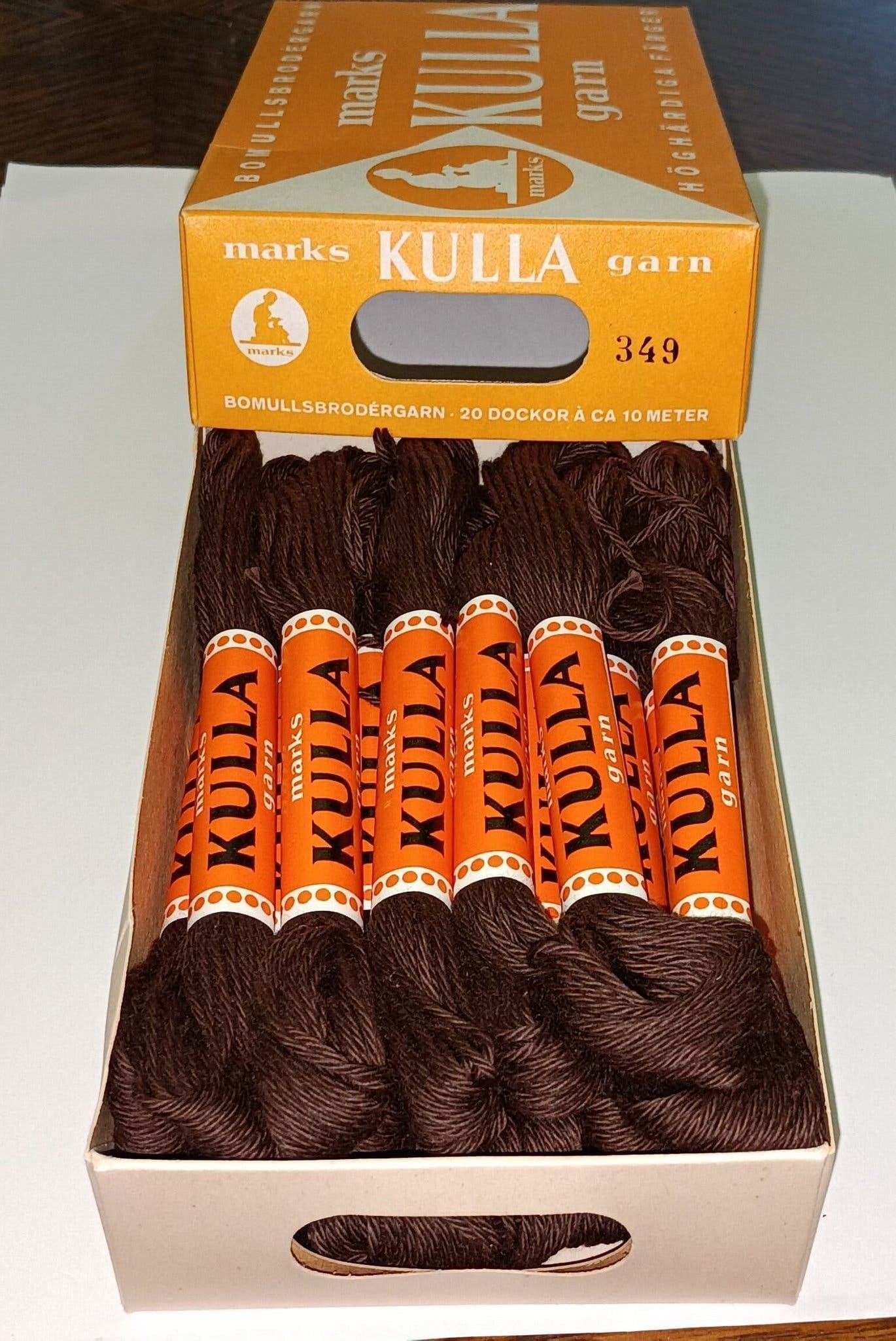 KULLA-GARN, nr. 349 / 20 st dockor / NYA / OANVÄNDA!